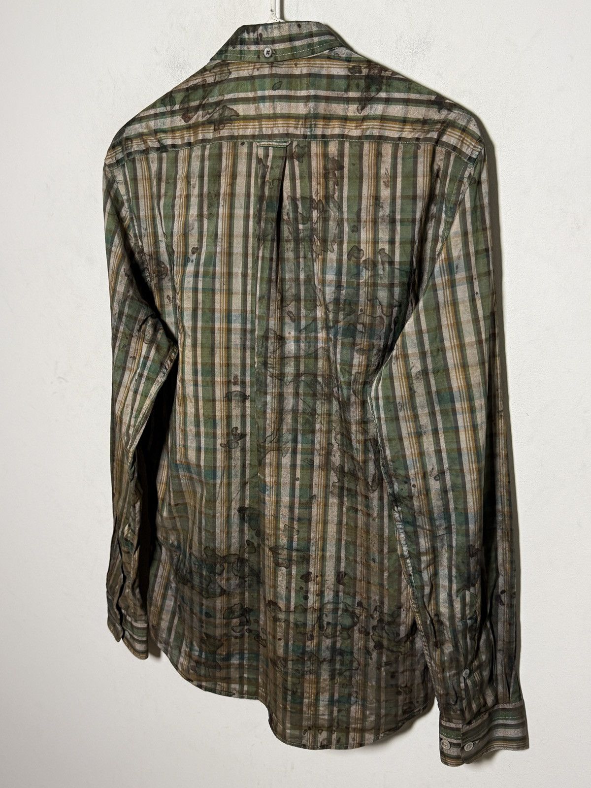 Acne Studios acne 1of1 dyed painters shimmer shirt Size US S / EU 44-46 / 1 - 7 Thumbnail