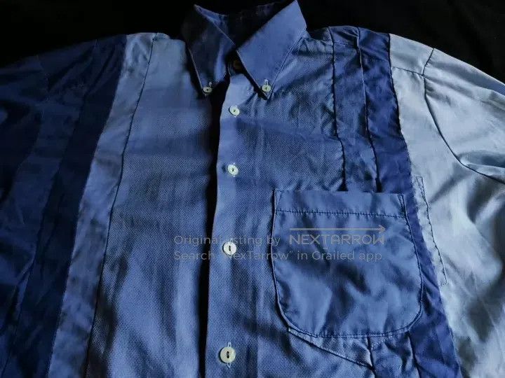 Needles Needles Striped patchwork long-sleeve shirt Size US S / EU 44-46 / 1 - 3 Thumbnail