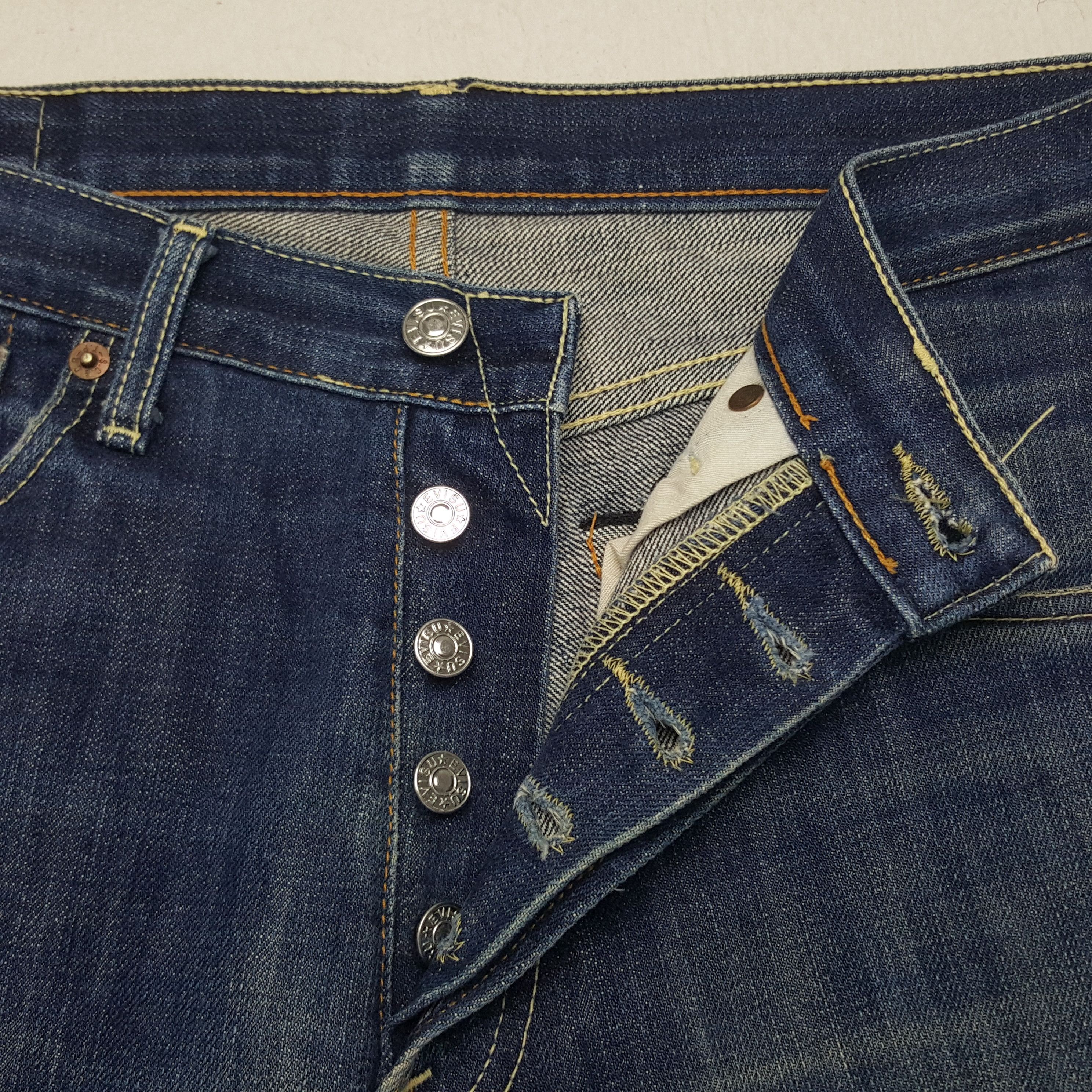 Japanese Brand × Vintage Vintage Evisu Japan Custom Daicock Denim Jeans Size US 31 - 13 Thumbnail