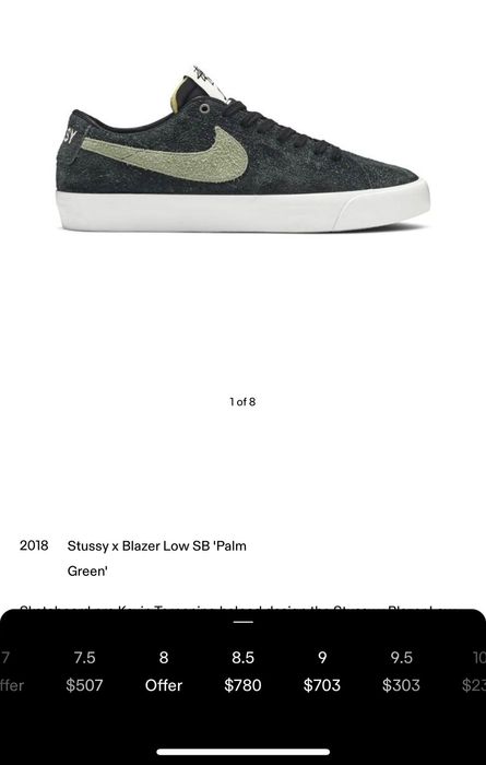 nike stussy blazer low