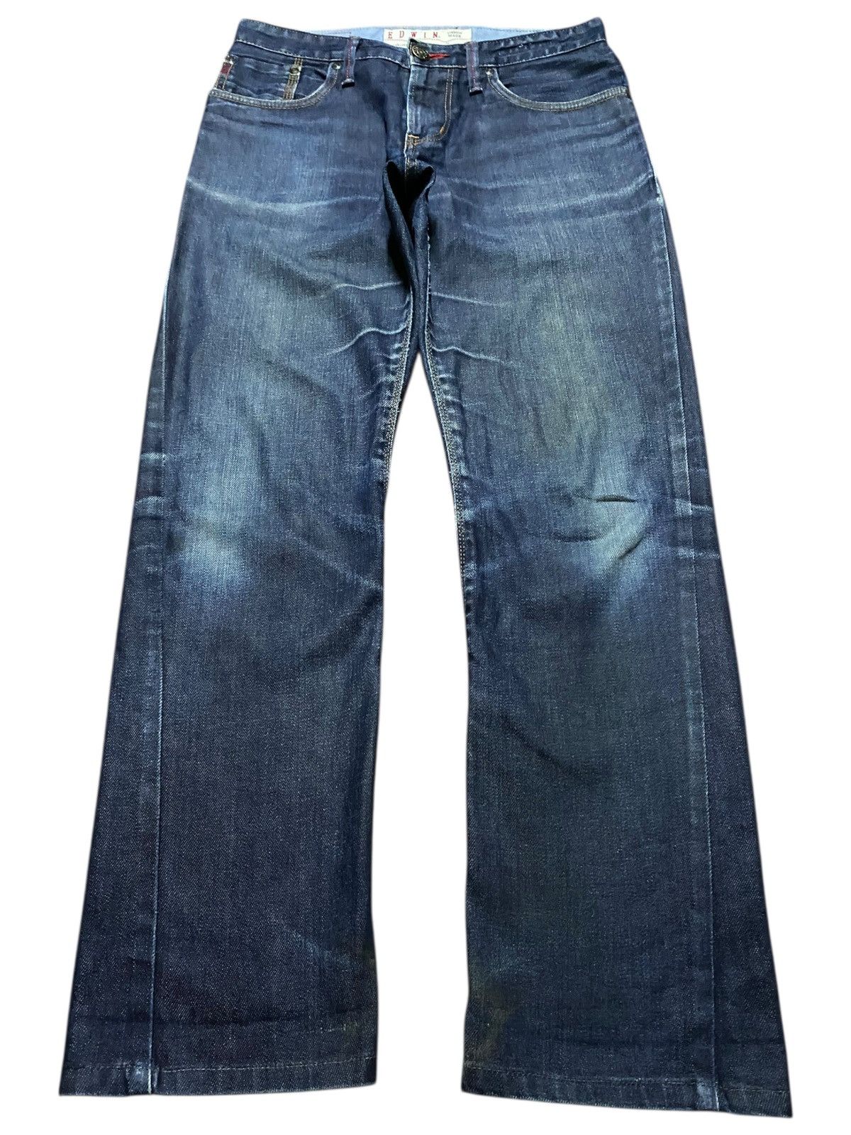 Edwin Vintage Japanese Brand Edwin Union Made Twist Leg Jeans Size US 30 / EU 46 - 1 Thumbnail