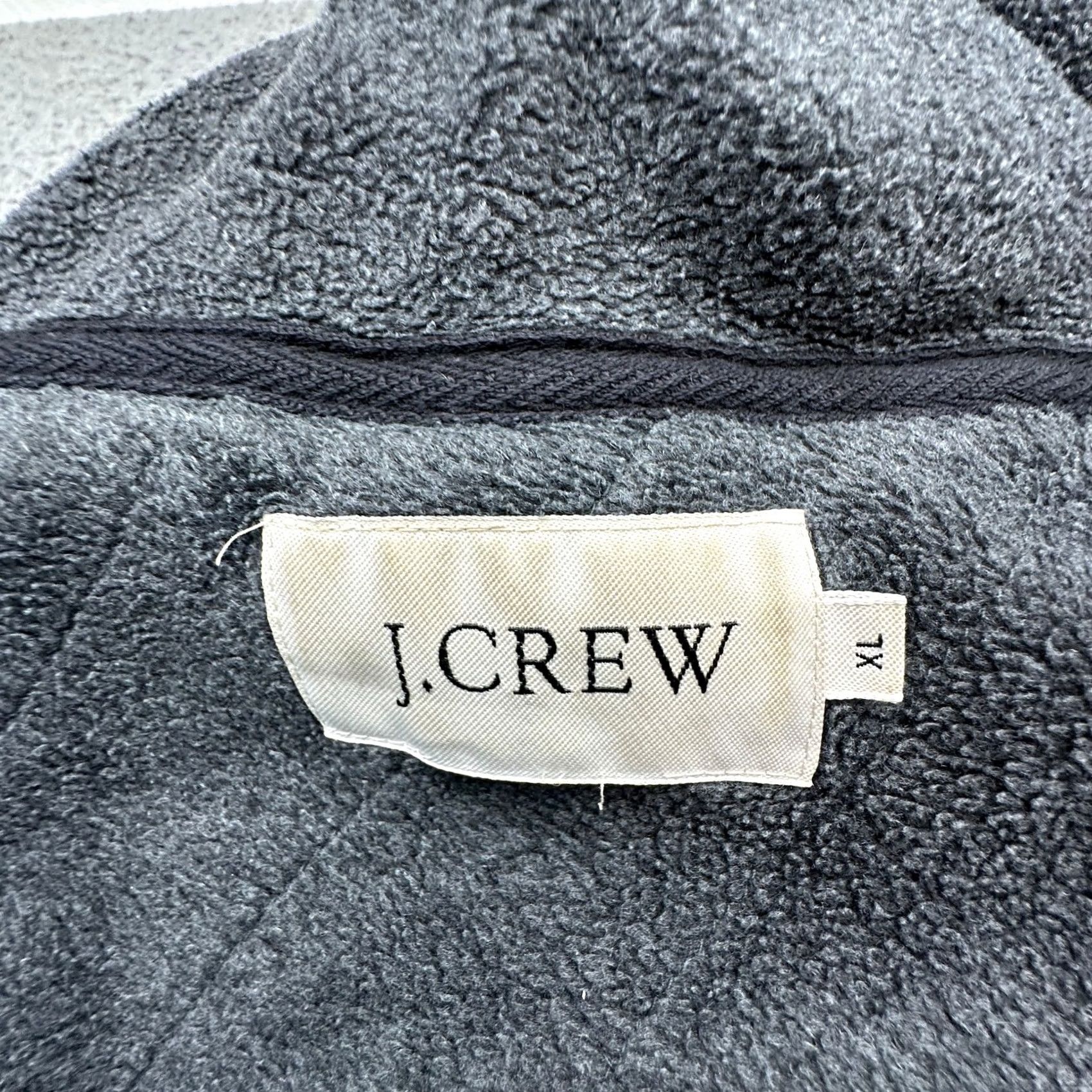 J.Crew J.CREW Jacket Men XL Navy Blue Fleece Lined Field Full Zip Utility Coat/Cotton Nylon Zipper Pockets Hooded Long Casual Outdoor Size US XL / EU 56 / 4 - 3 Thumbnail