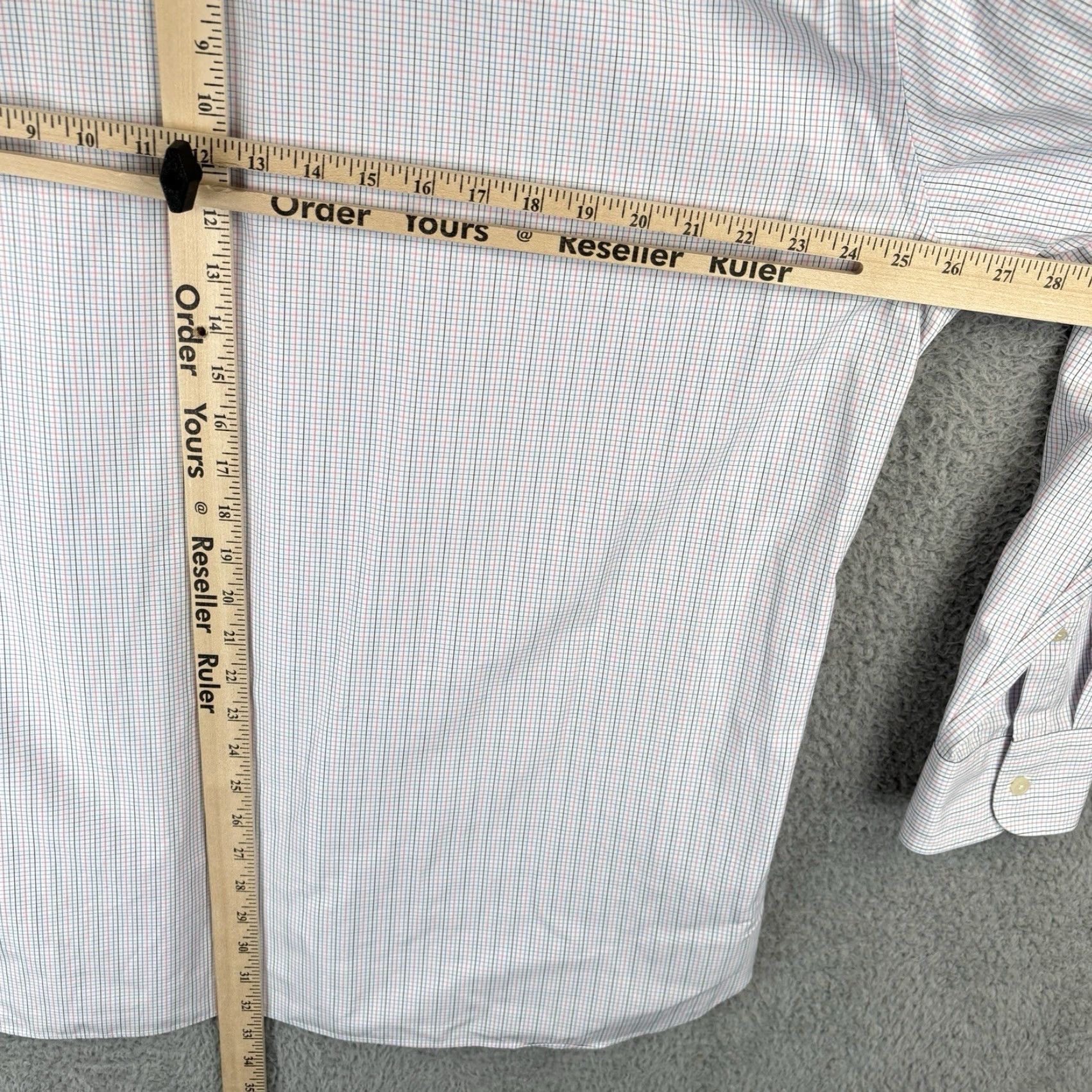 J.Crew J.CREW Haberdashery Shirt Mens 2XL Cotton Twill Check 80s 2 Ply Dress Shirt Collar Barrel Cuff Long Sleeve Multicolor Men Mens Size US XXL / EU 58 / 5 - 5 Thumbnail