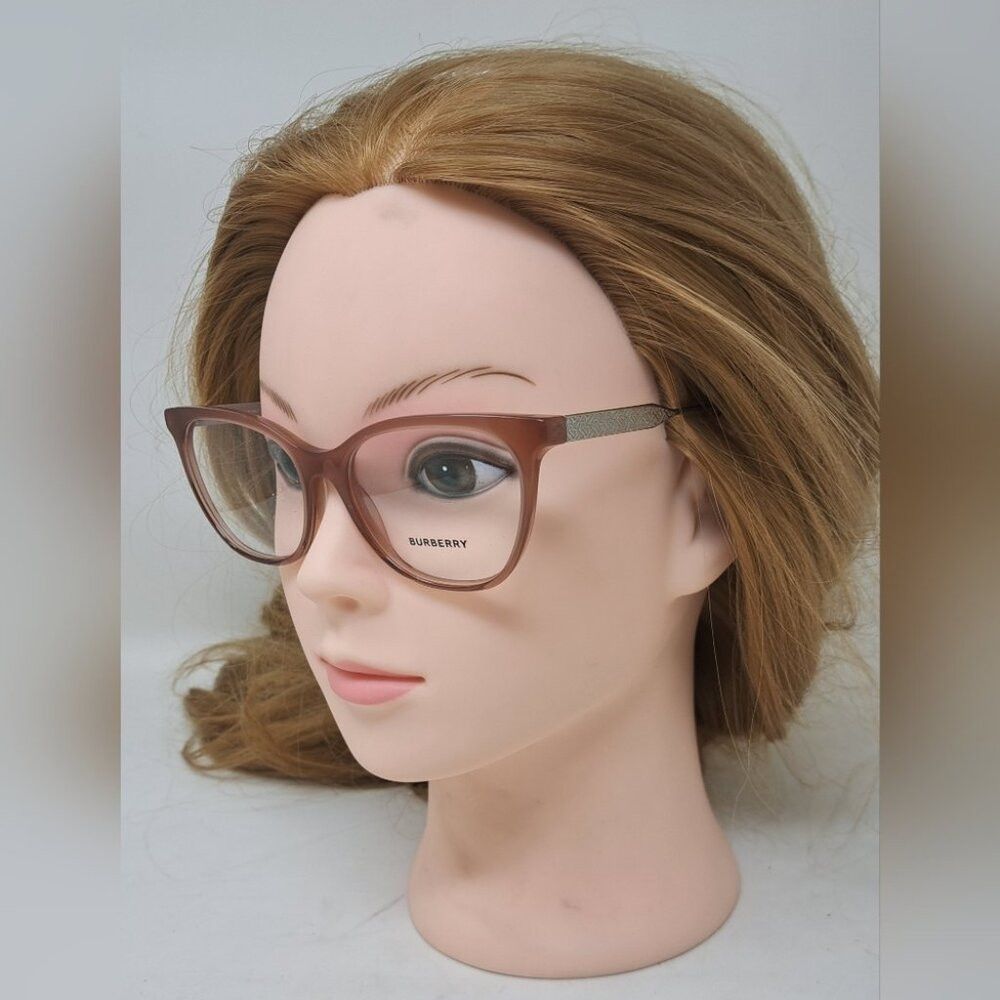 Burberry NWT Burberry Women's Charlotte Eye Glasses Frames Brown BE Size ONE SIZE - 1 Thumbnail