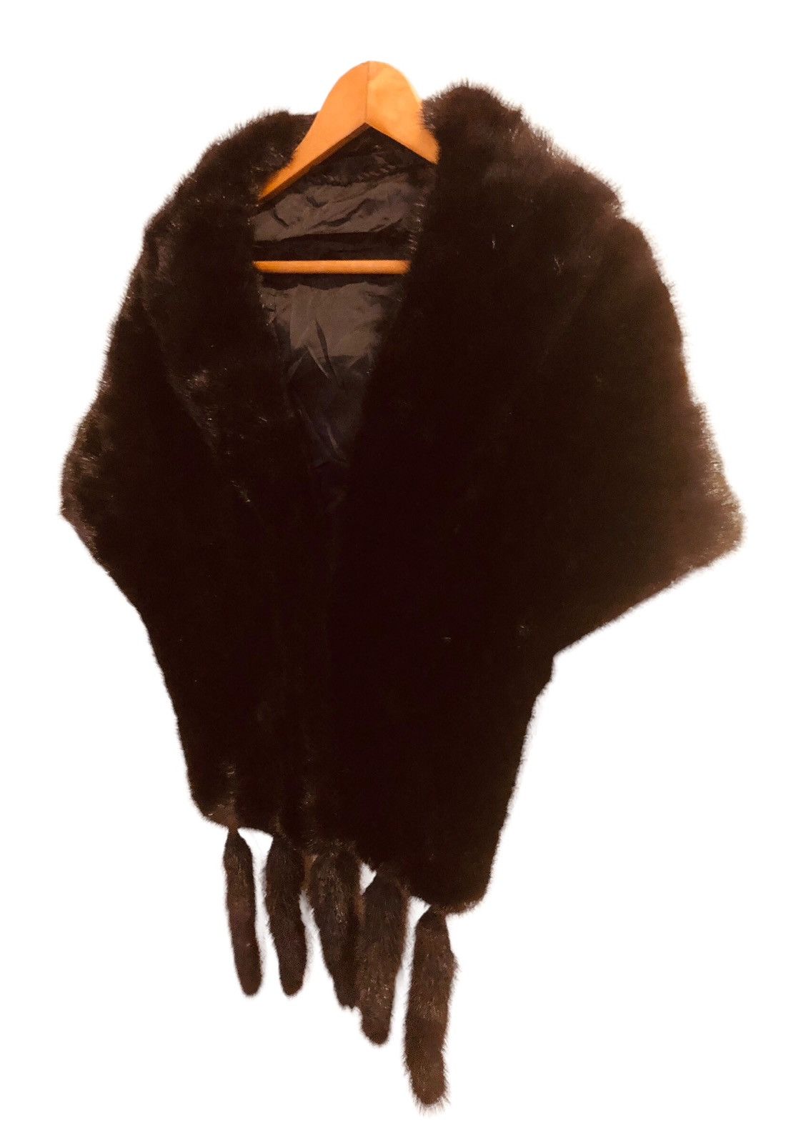Other Nice!! Mink Fur Cape Winter Size ONE SIZE - 3 Thumbnail