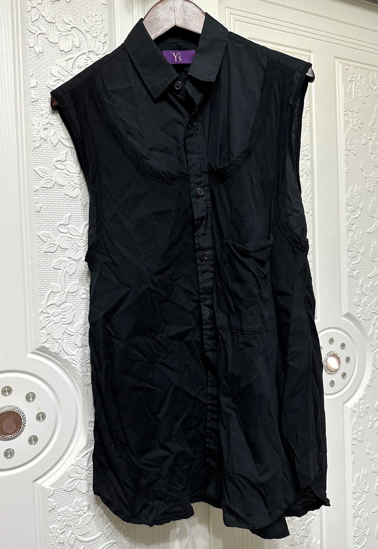 Yohji Yamamoto Y's edgy casual paneled tank top 9/10 Size US L / EU 52-54 / 3 - 1 Thumbnail