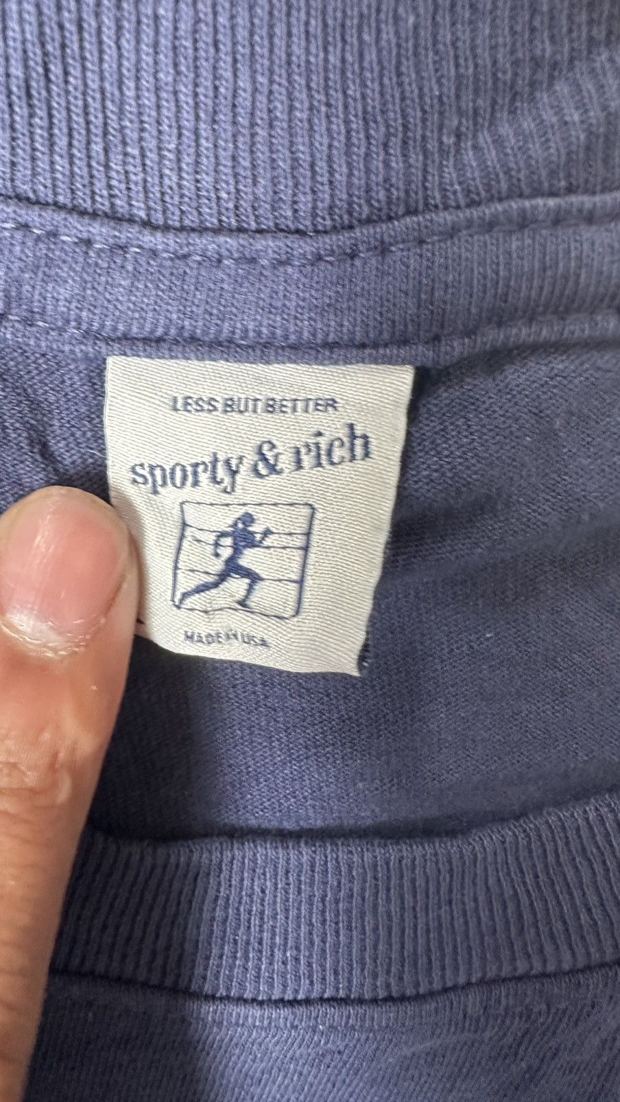 Sporty & Rich SPORTY & RICH NEW YORK TEE Size US L / EU 52-54 / 3 - 4 Thumbnail