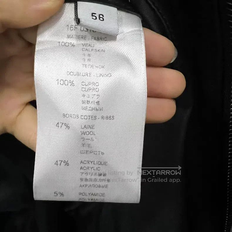 Givenchy Givenchy Size56 Distressed Hooded Leather Jacket Size 56 Size US M / EU 48-50 / 2 - 4 Thumbnail
