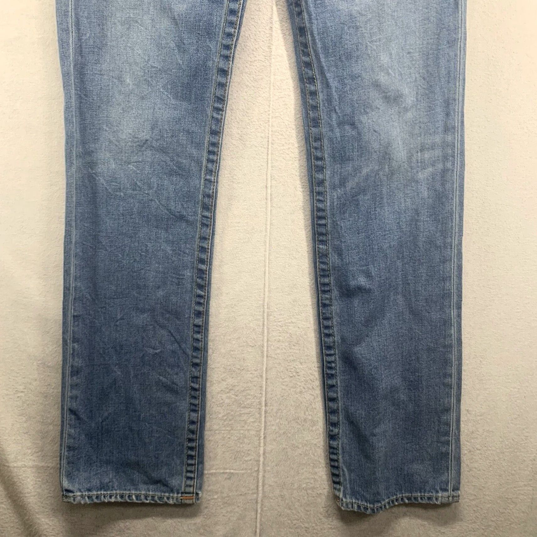 True Religion VINTAGE True Religion Jeans Women's 14 Light Blue Denim Straight Leg Flap Pockets 29x31 90s Womens Size 36" / US 14 / IT 50 - 7 Thumbnail