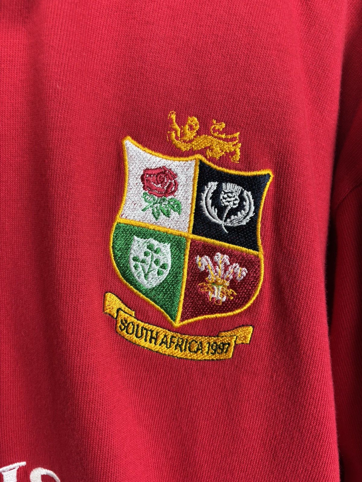 Adidas 90s Adidas 1997 British & Irish Lions Rugby Union Shirt L Size US L / EU 52-54 / 3 - 3 Thumbnail