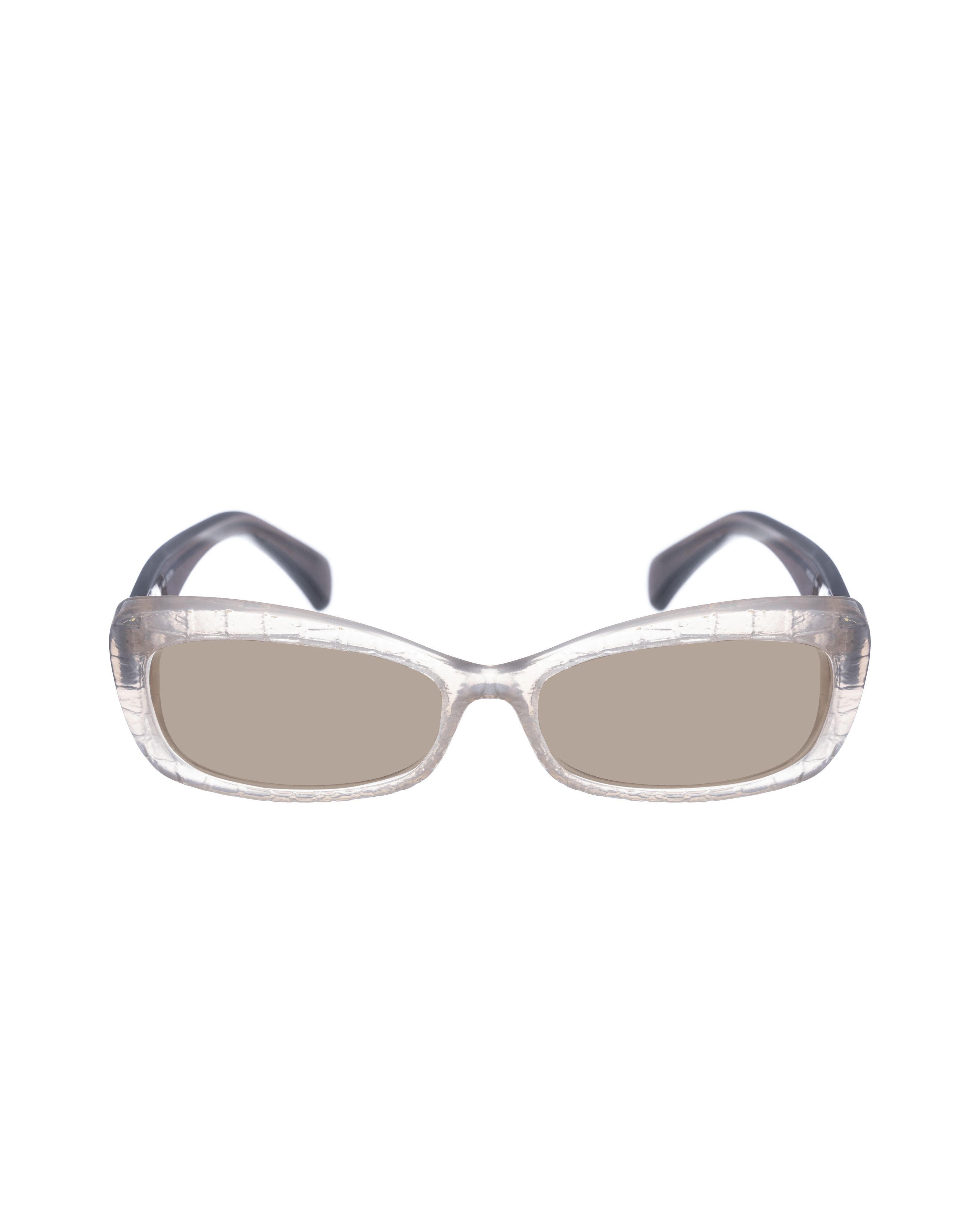 Alexander McQueen Alexander McQueen '90s Transparent Grey Cat Eye Sunglasses Size ONE SIZE - 2 Thumbnail