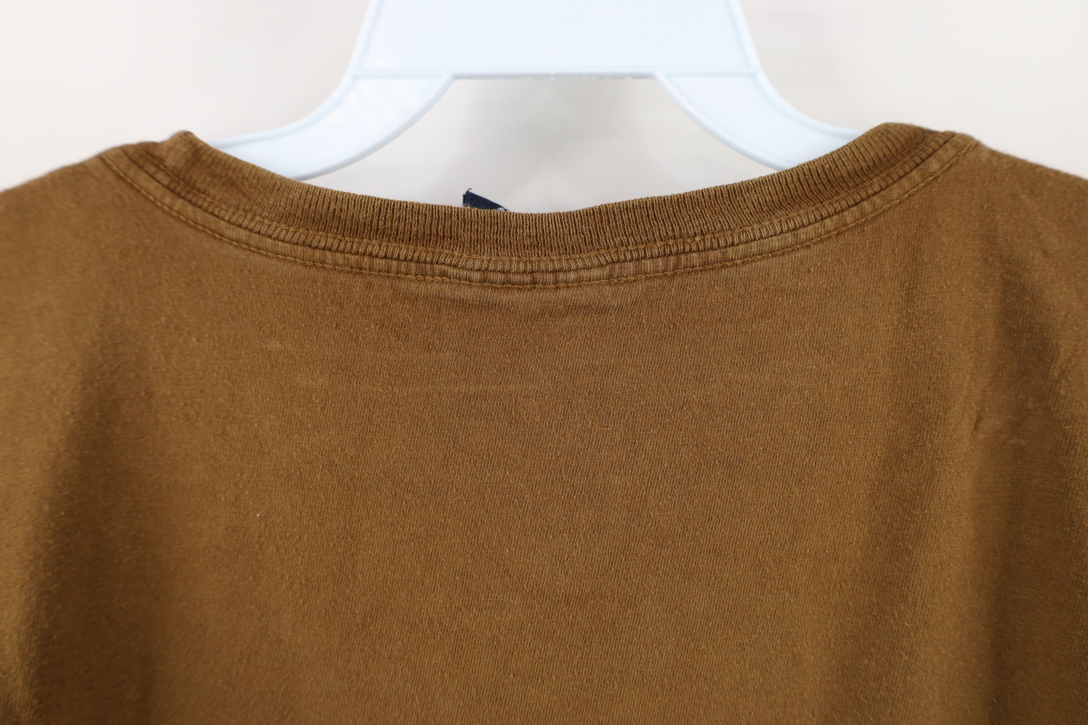 Ralph Lauren × Vintage Vintage 90s Ralph Lauren Short Sleeve T-Shirt Brown Cotton Size US XL / EU 56 / 4 - 11 Thumbnail