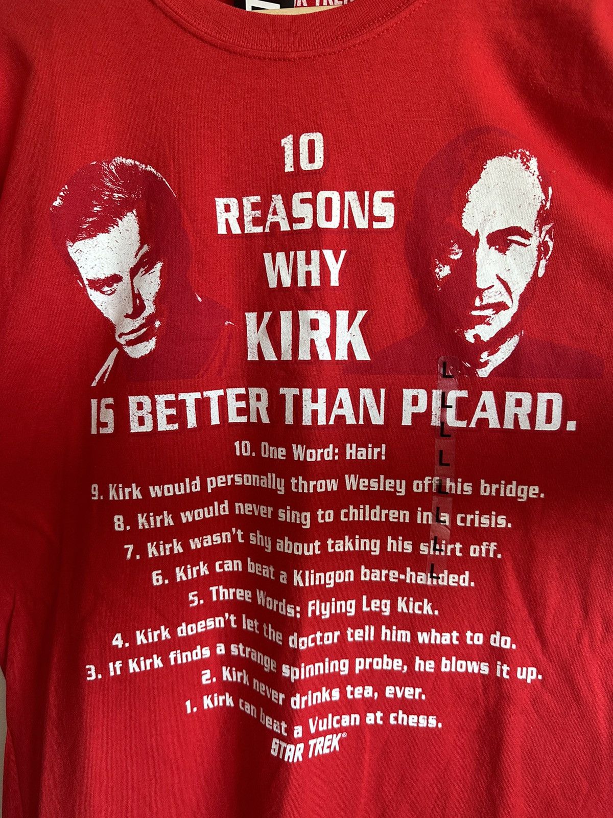 Sci-Fi Fantasy Star Trek new Tee from 2011 rare Size US L / EU 52-54 / 3 - 2 Thumbnail