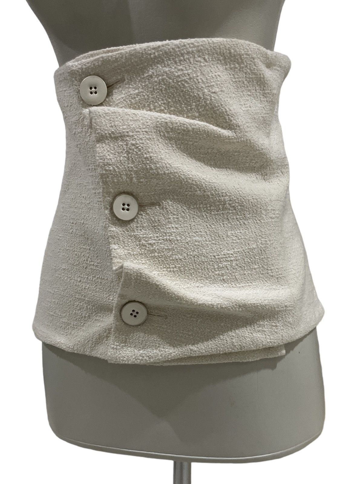 Jil Sander JIL SANDER Belt Ivory Size XXS / US 00 / IT 34 - 2 Thumbnail