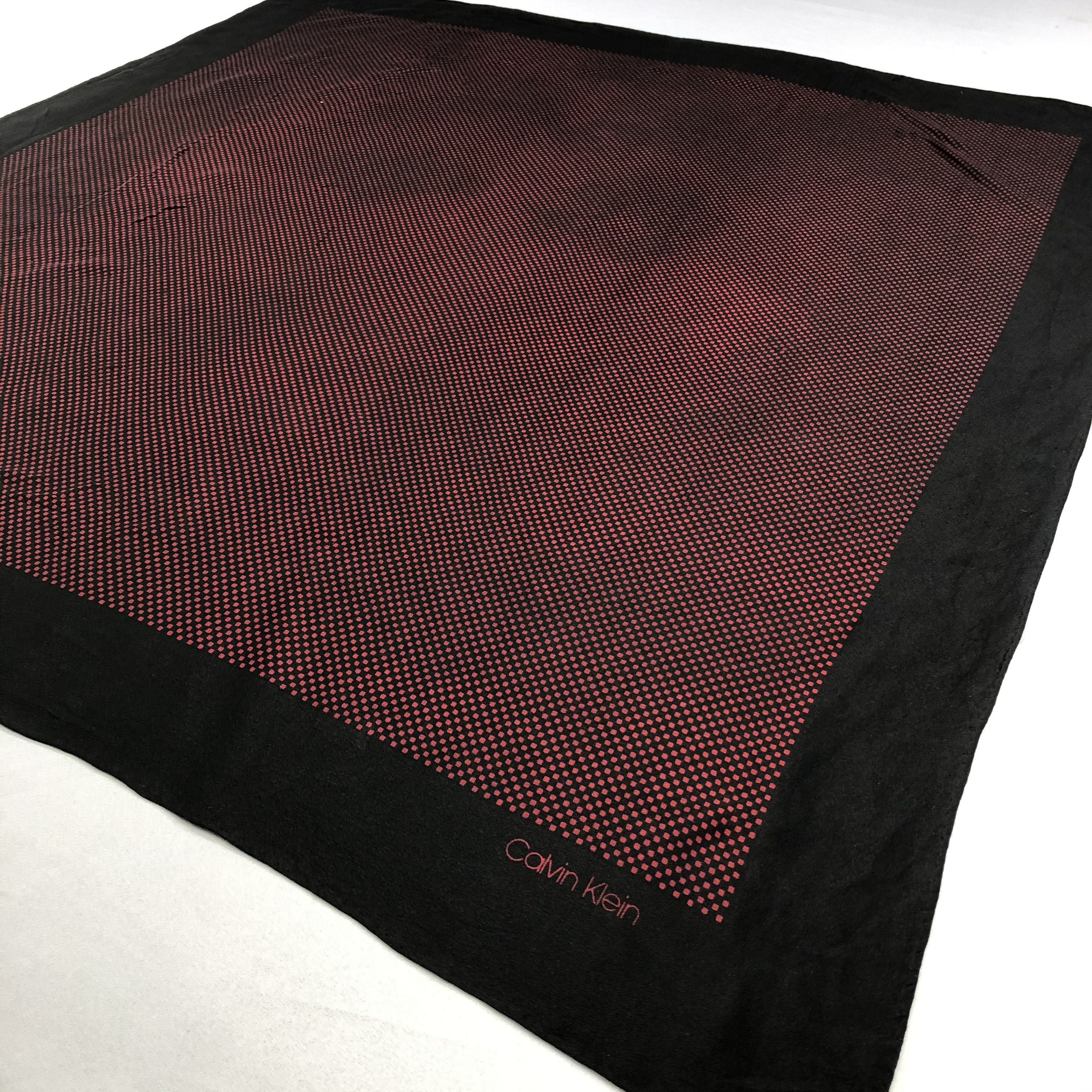 Calvin Klein Vintage Calvin Klein Silk Scarf Size ONE SIZE - 3 Thumbnail