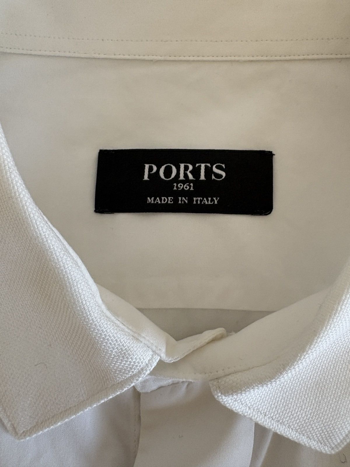 Ports 1961 White Button Up Shirt L/41 Size US L / EU 52-54 / 3 - 6 Thumbnail