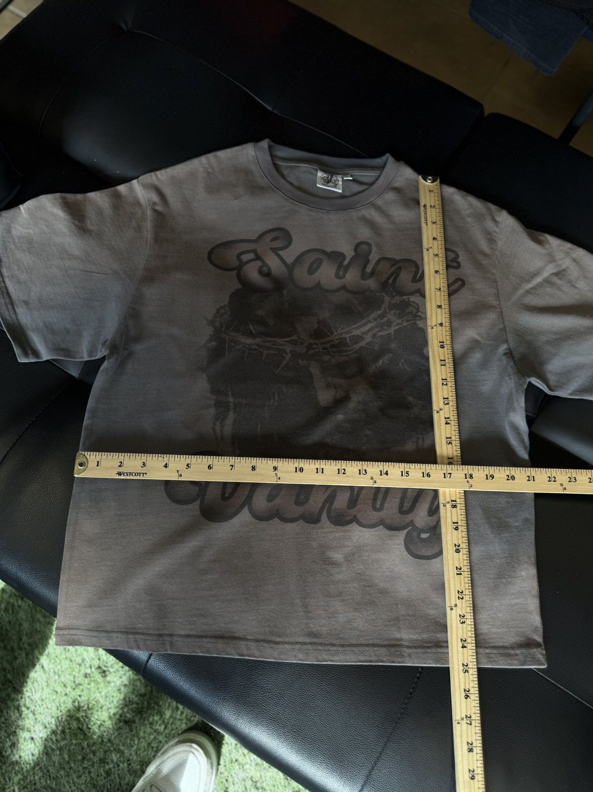 Saint Vanity Saint Vanity UNRELEASED Tee Shirt Logo Grey Size M (NEW) Size US M / EU 48-50 / 2 - 5 Thumbnail