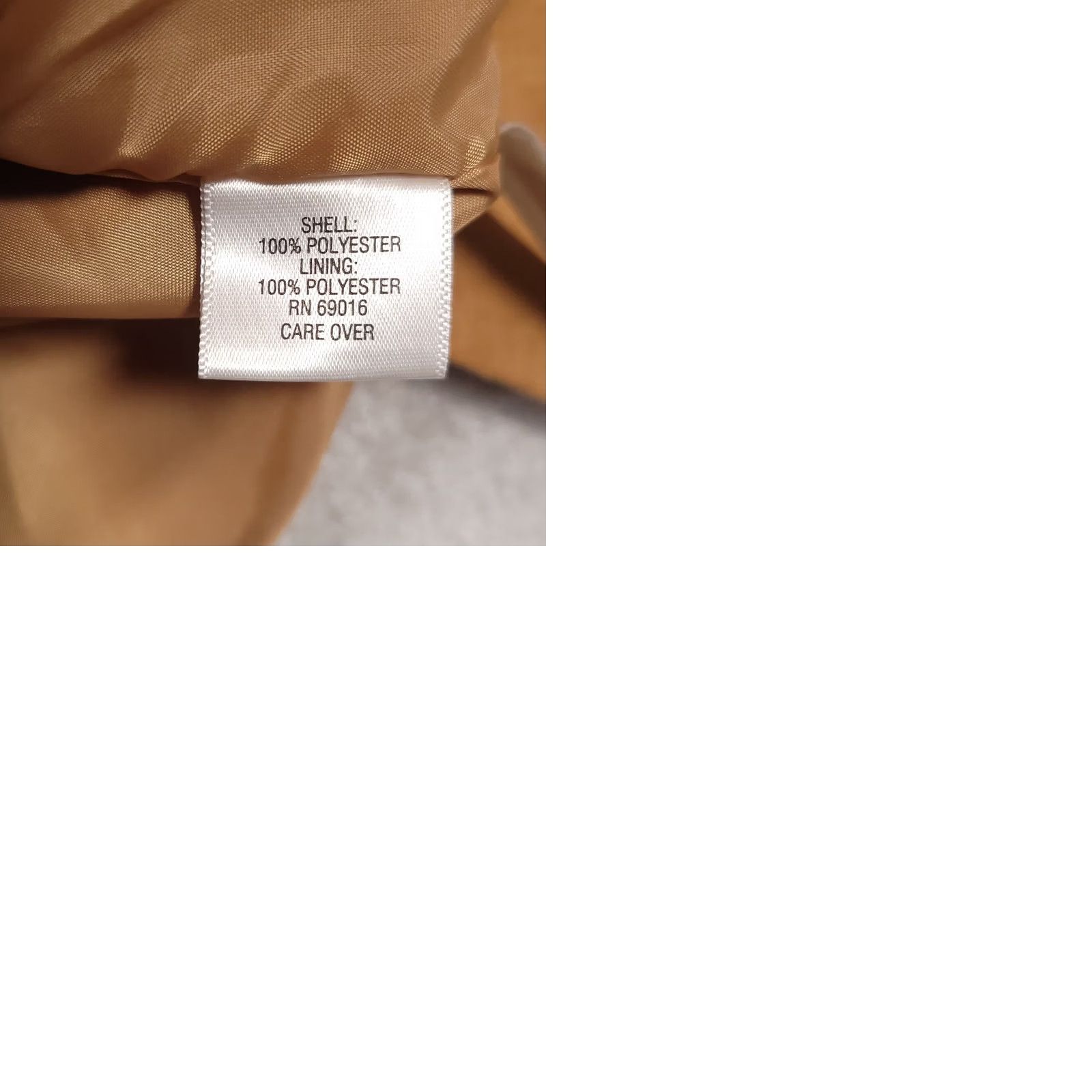 Vintage Studio Works Faux Suede Button Up Shirt Women's 8 Tan Long Sleeve Collared Lined Shirt Size M / US 6-8 / IT 42-44 - 9 Thumbnail