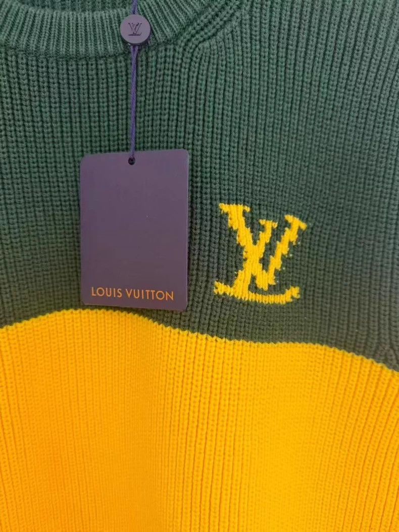 Louis Vuitton Louis Vuitton Rainbow color-block sweater Size US L / EU 52-54 / 3 - 2 Thumbnail