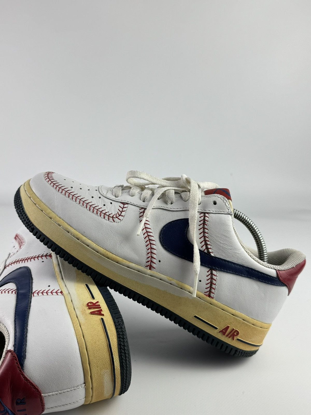 Nike Vintage 2005 Nike Air Force 1 Bean Town `Boston Red Sox’ Size US 9 / EU 42 - 2 Thumbnail