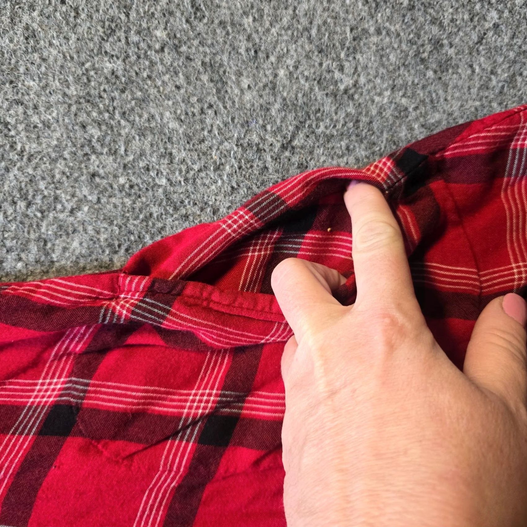 J. Jill J Jill Top Womens Size Small Black Red Plaid Button Up Long Sleeve Casual Career Shirt Women S Plaid Button Up Blouse Size S / US 4 / IT 40 - 7 Thumbnail