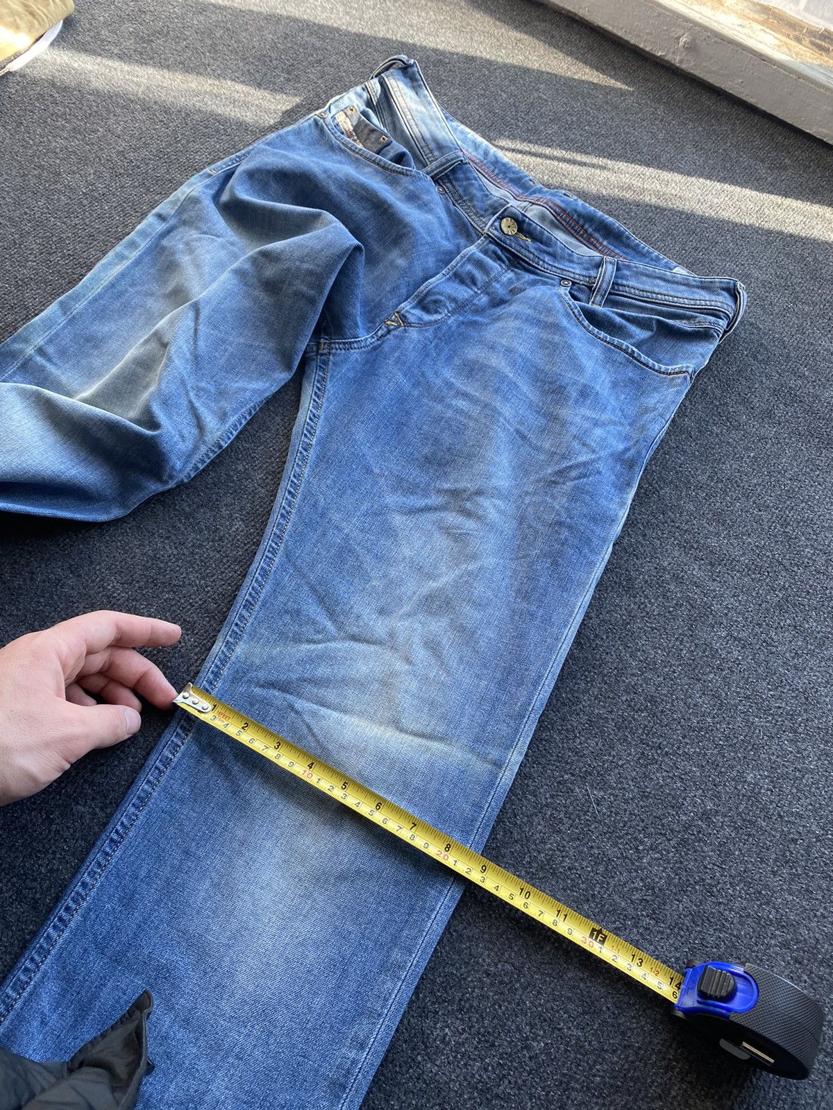 Diesel 🔥Diesel Opium Punk Iakop Regular Slim Tapered Jeans gothic Size US 34 / EU 50 - 13 Thumbnail