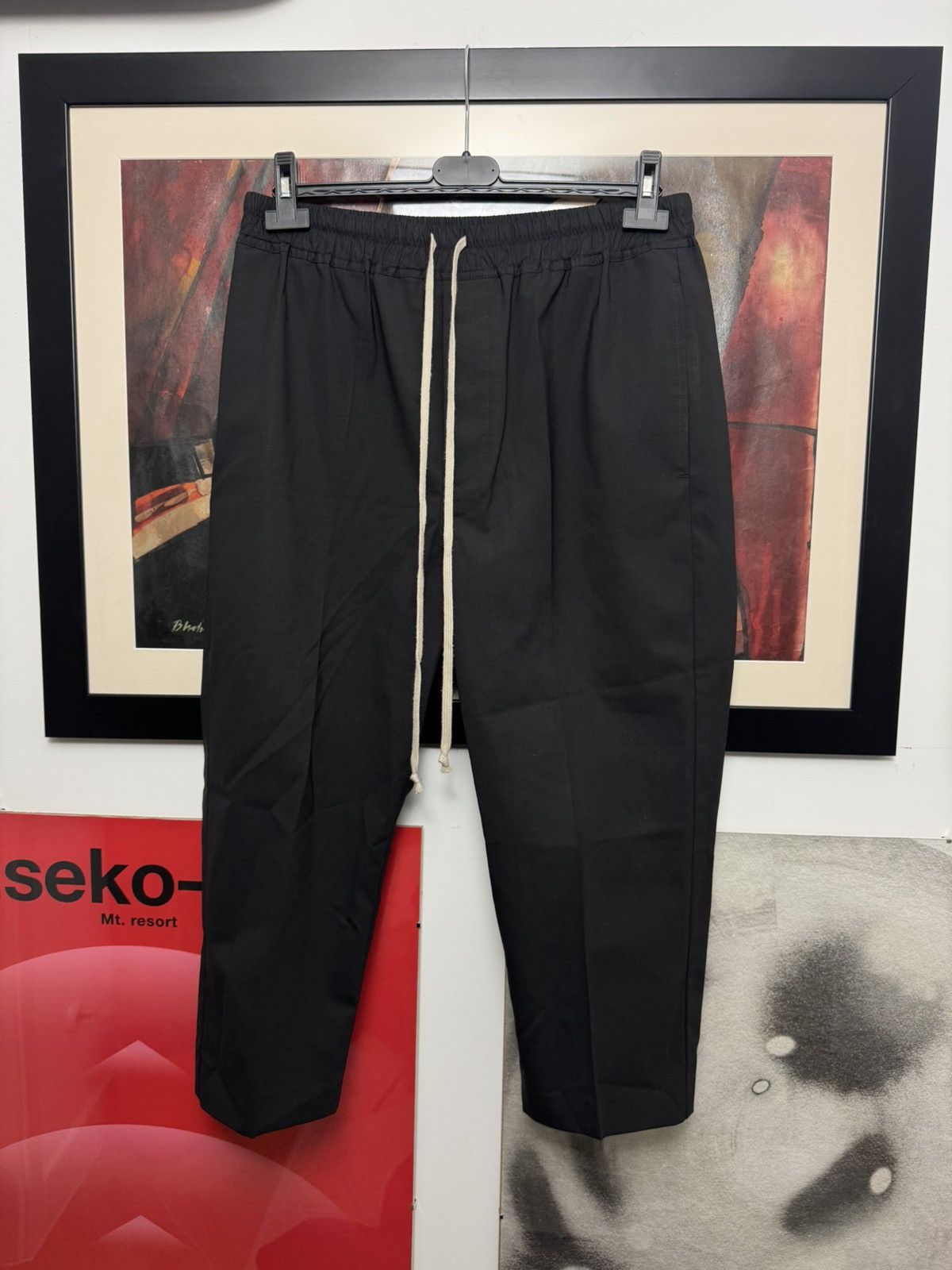 Rick Owens Rick Owens Larry Designer Wool Cropped Pant Avant Garde Size US 32 / EU 48 - 1 Thumbnail