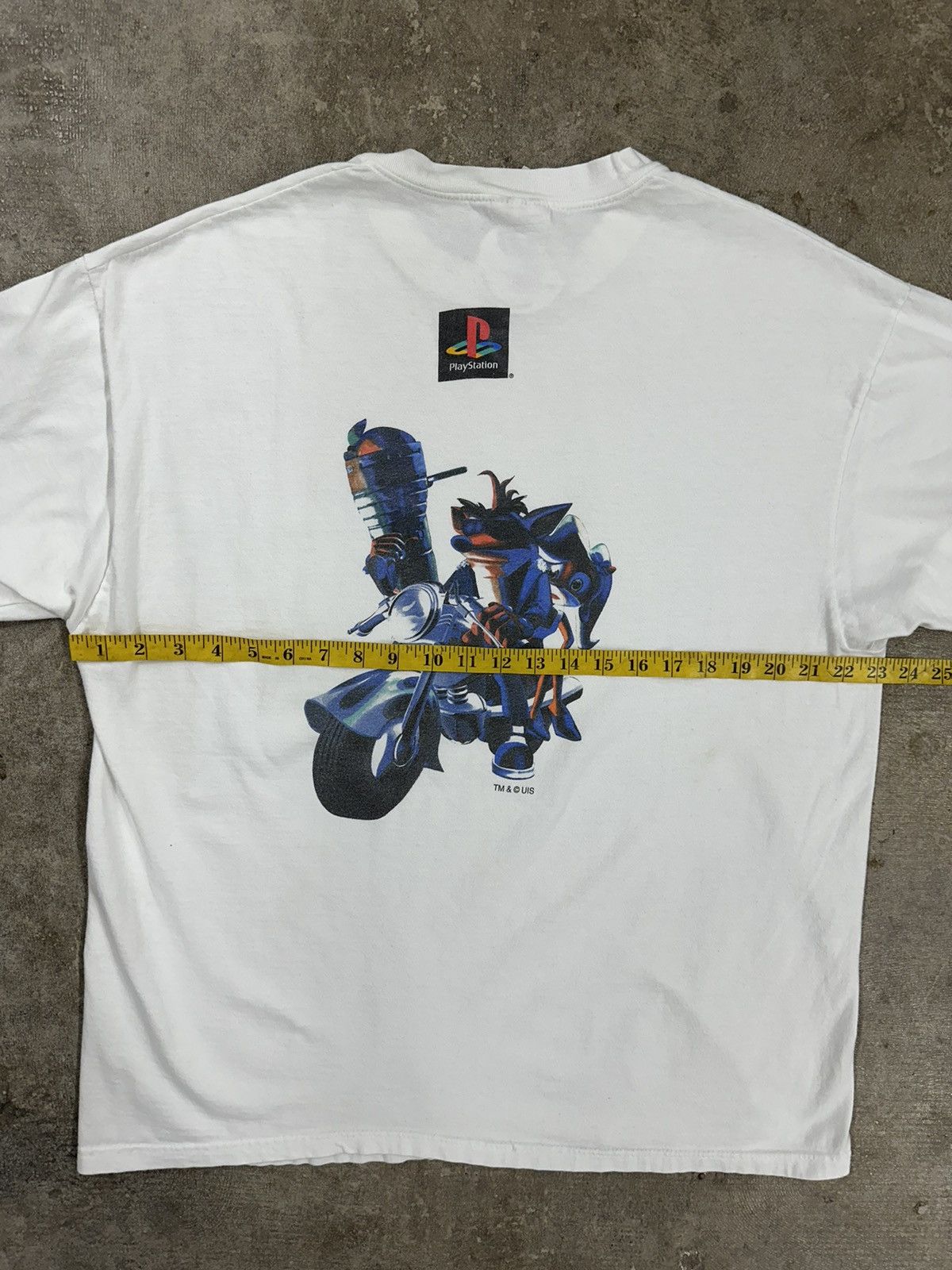 Vintage Vintage 90s Crash Bandicoot Warped Video Game Promo T-Shirt Size US XL / EU 56 / 4 - 16 Thumbnail
