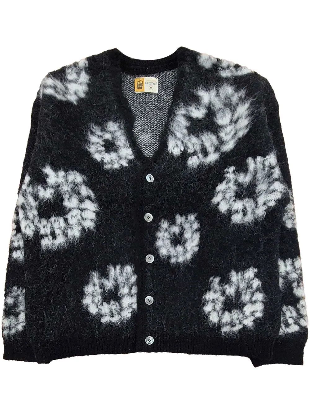 Saint Michael o1h1sh10525 X Denim Tears Cardigan in Black Size US L / EU 52-54 / 3 - 1 Thumbnail