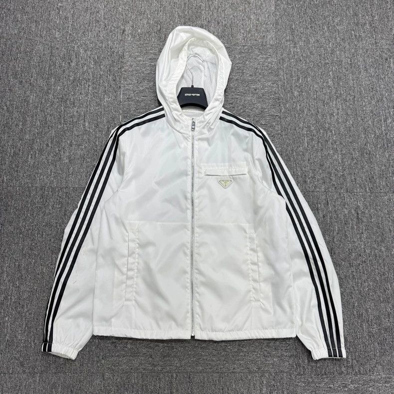 Prada Prada Co-branded striped nylon jacket 2505-Nextarrow Size US M / EU 48-50 / 2 - 1 Thumbnail