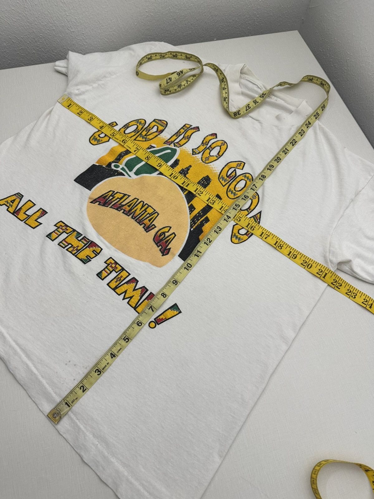 Vintage Vintage 90s God Is So Good All The Time T-Shirt Screen Stars Size US L / EU 52-54 / 3 - 11 Thumbnail