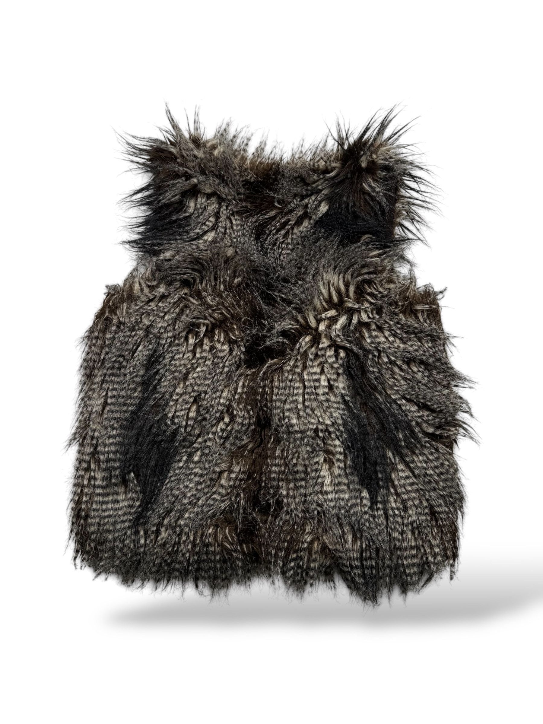 Japanese Brand Vintage Faux Fur Vest W78(V9) Size S / US 4 / IT 40 - 4 Thumbnail