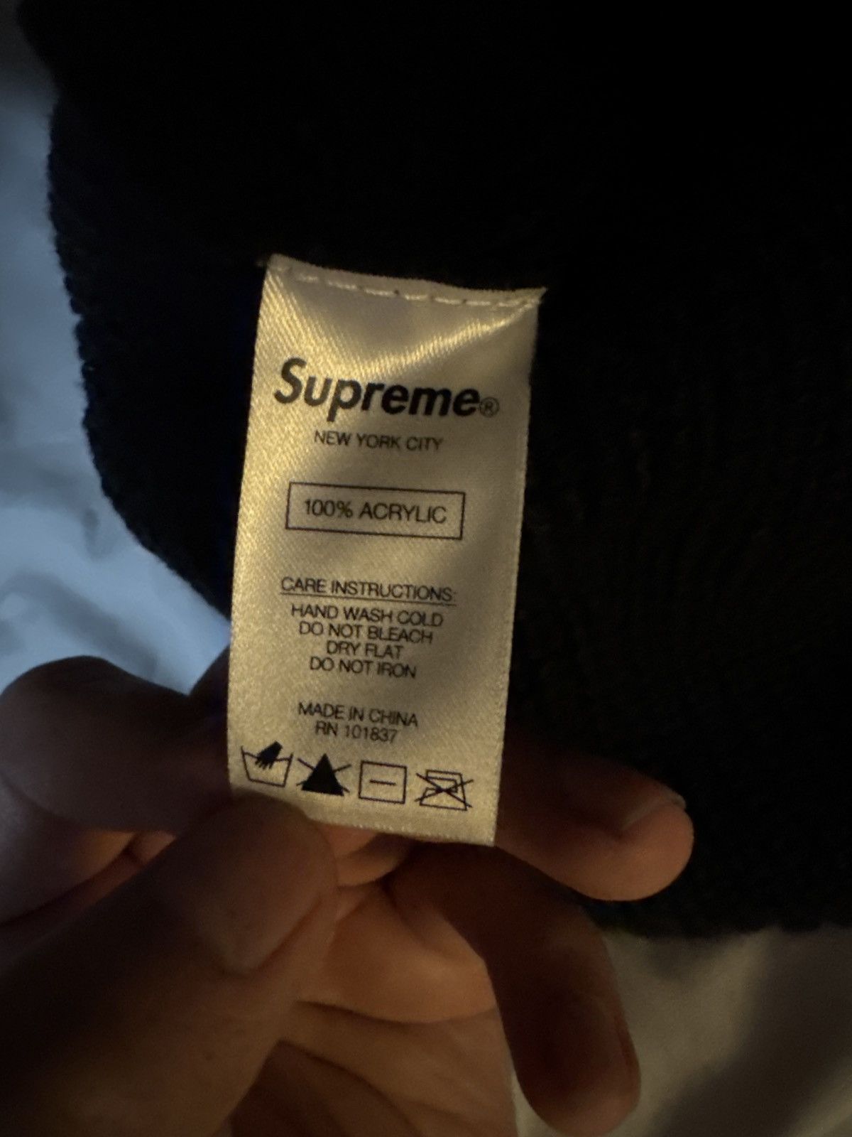 Supreme World famous supreme beanie in black Size ONE SIZE - 3 Thumbnail
