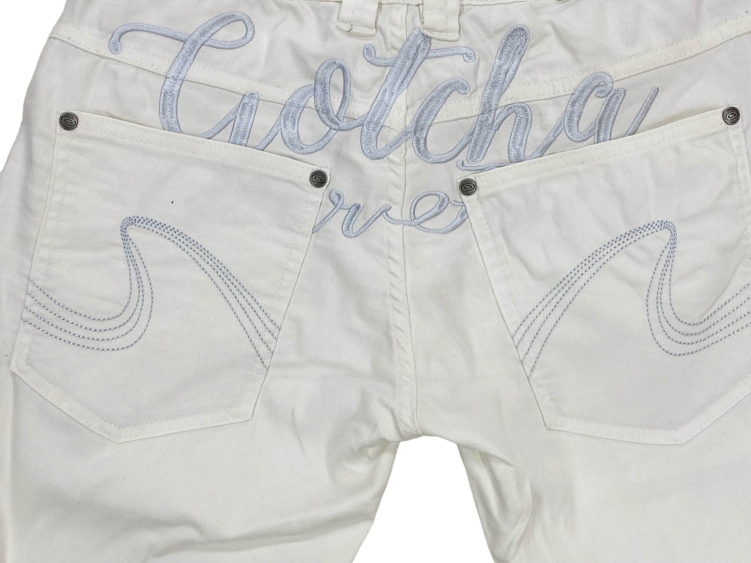 Gotcha Gotcha Spell Out Denim Jeans Surf Jeans Embellished Pant Size US 31 - 9 Thumbnail