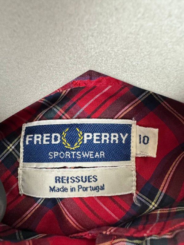 Fred Perry Fred Perry Reissues Red Tartan Check Button-Down Shirt Size M / US 6-8 / IT 42-44 - 10 Thumbnail