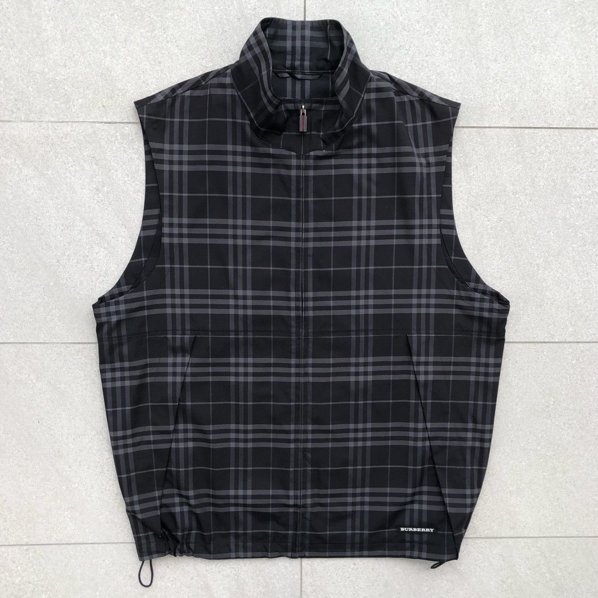 Burberry Burberry London Golf Checked Novacheck Vest Nylon Jacket Size US L / EU 52-54 / 3 - 4 Thumbnail