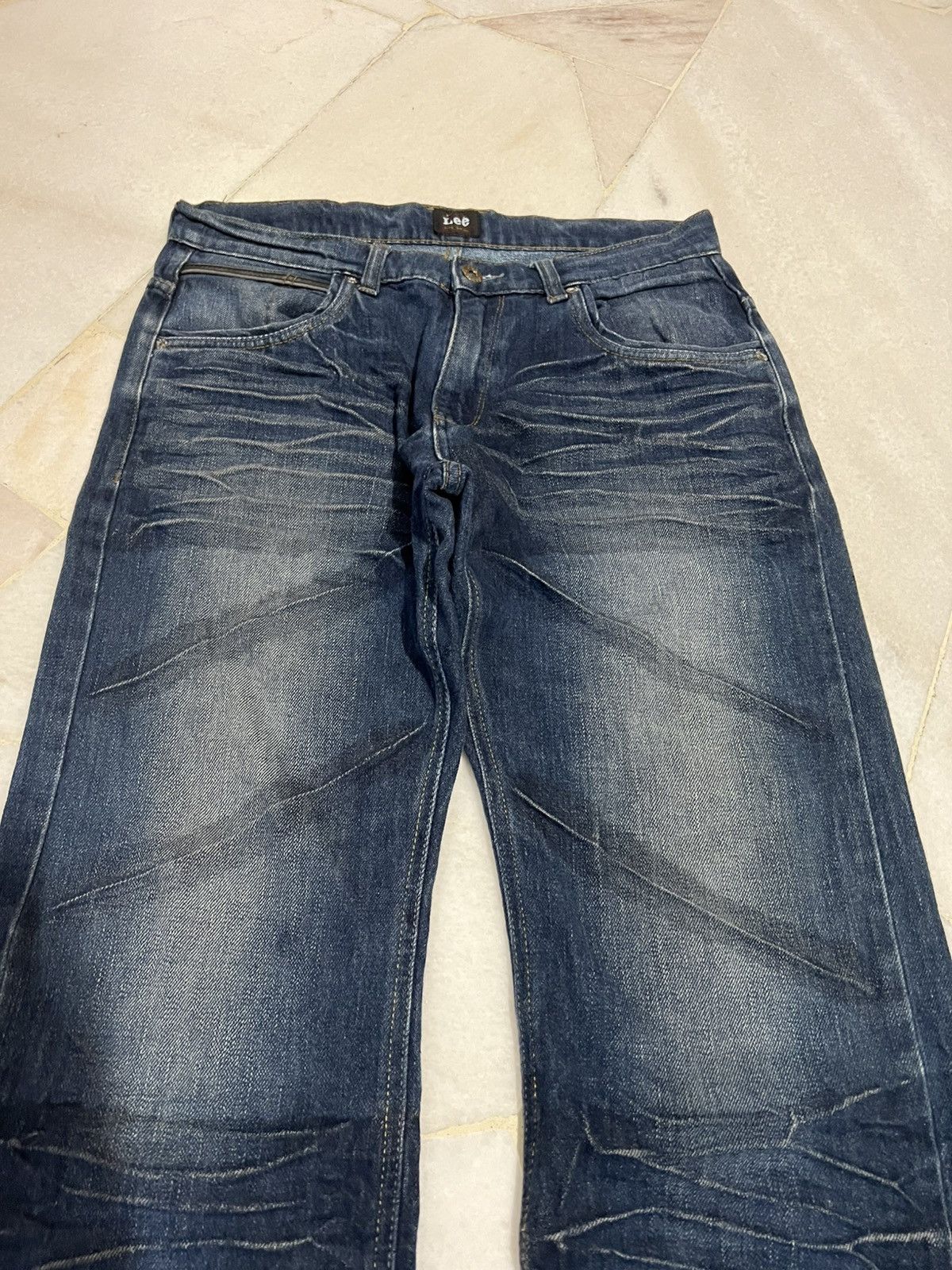 Japanese Brand 🌈Flare 90’s Lee Cowboy Washed jeans Size US 32 / EU 48 - 4 Thumbnail