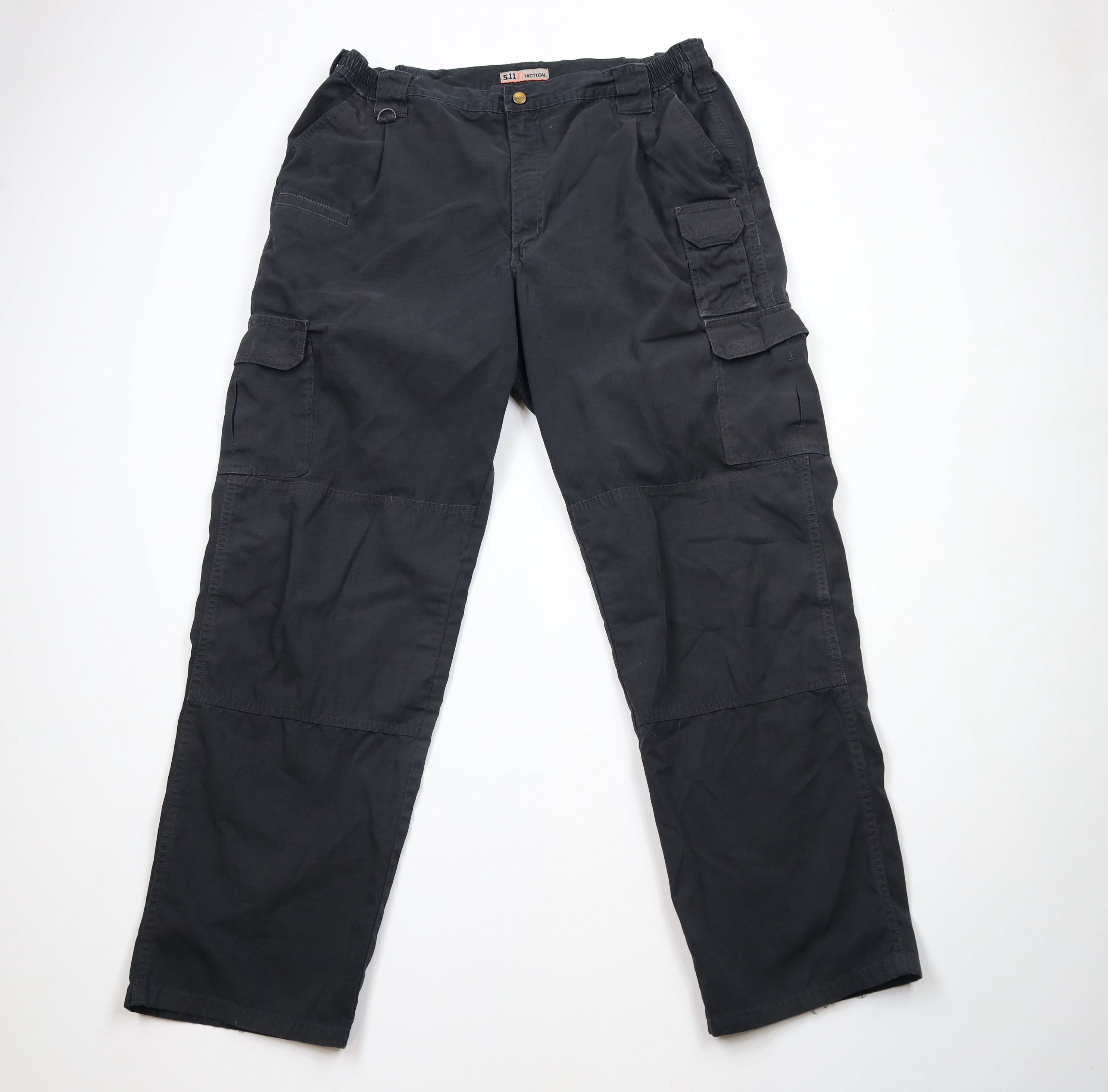 Vintage 5.11 Tactical Series Pro Double Knee Cargo Pants Black Size US 42 / EU 58 - 1 Thumbnail