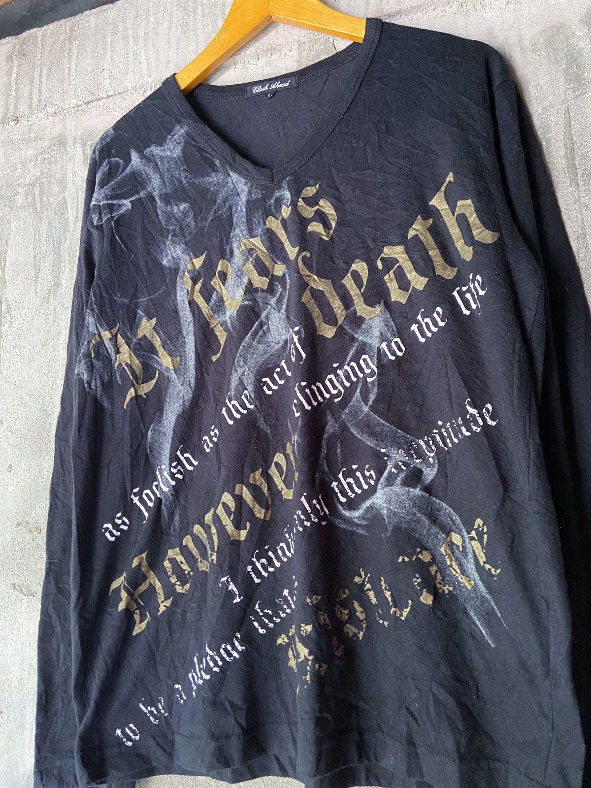 Hysteric Glamour IT FEARS DEATH POEM LONG SLEEVE Size US L / EU 52-54 / 3 - 2 Thumbnail