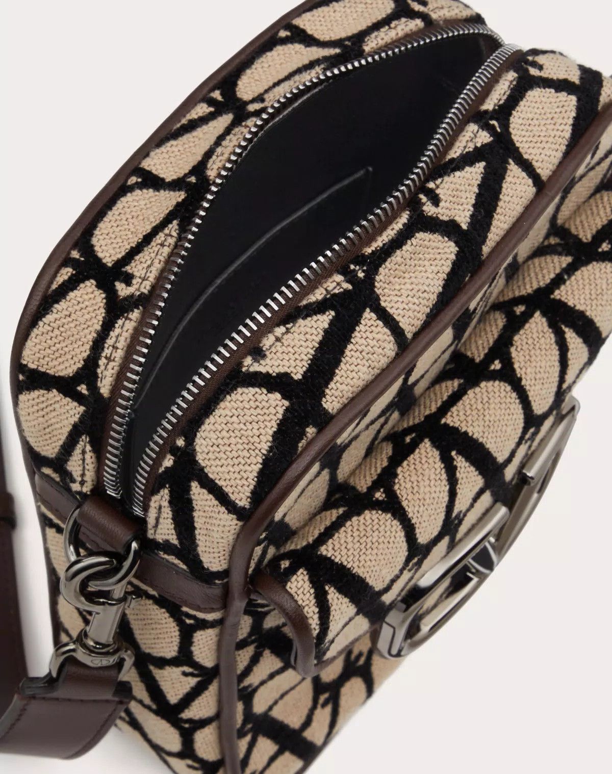 Valentino oc11z0725 Size: OS/ Toile Iconographe Bag in Melange/Black Size ONE SIZE - 6 Thumbnail