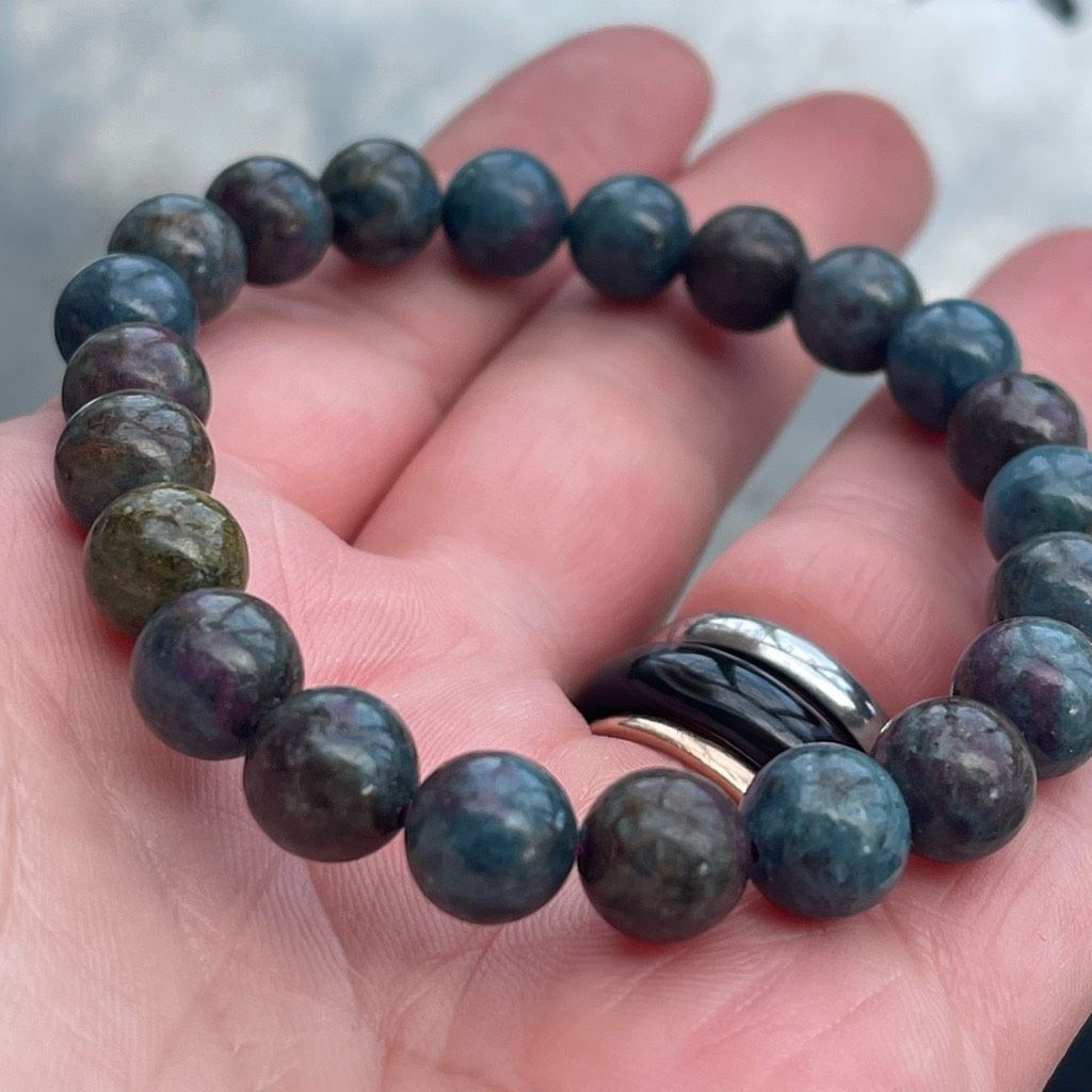 Other Ruby in Fuchsite beaded bracelet 6.75” crystal healing emoti Size ONE SIZE - 6 Thumbnail
