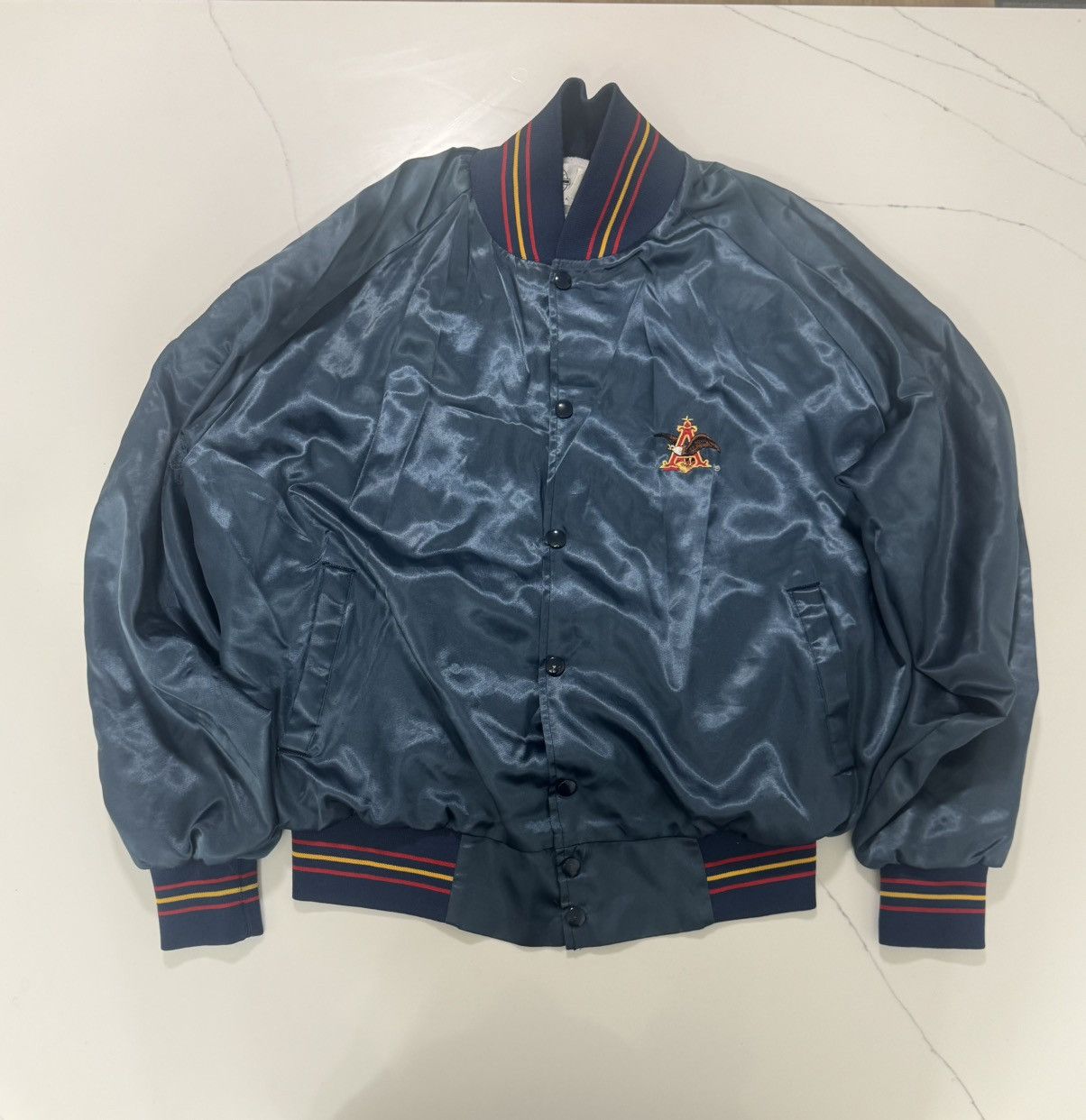 Other Vintage 80’s Anheuser-Busch Satin Bomber Jacket 🍺🦅 USA Made Size US L / EU 52-54 / 3 - 1 Thumbnail