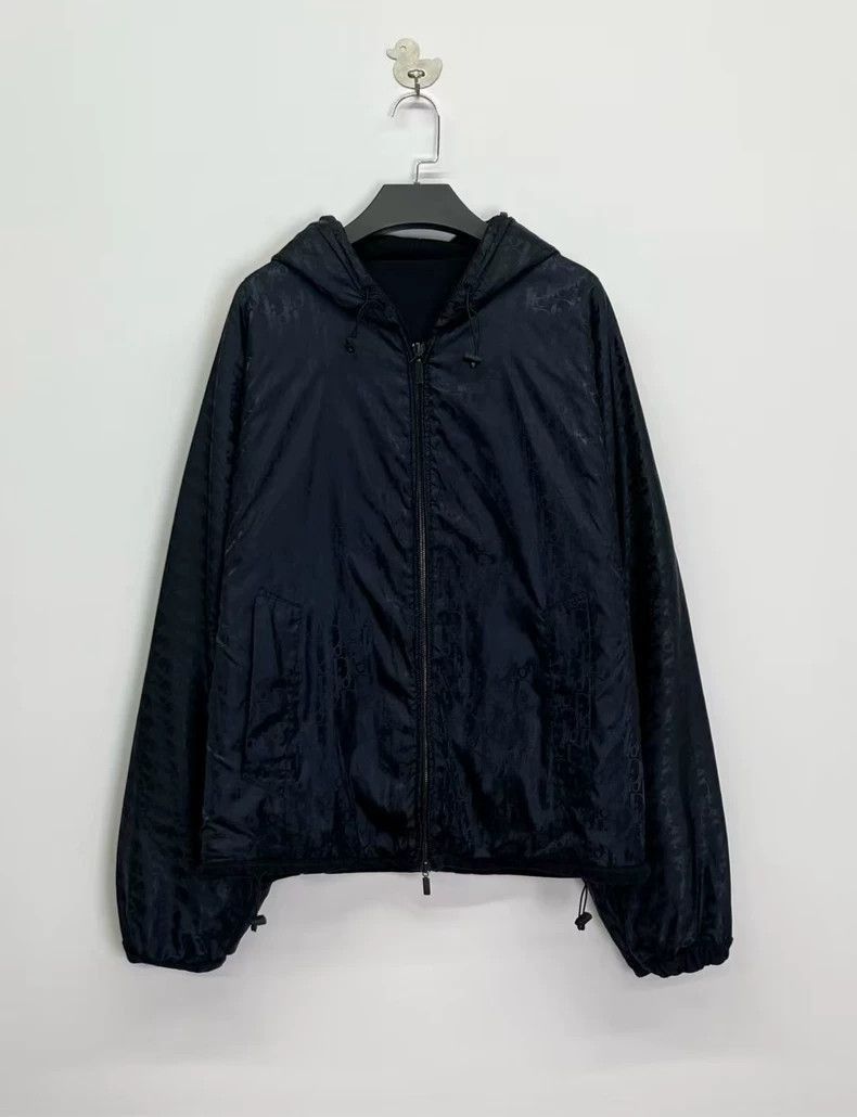 Dior Dior Black Hooded Jacket with Logo-2506 Size M / US 6-8 / IT 42-44 - 4 Thumbnail