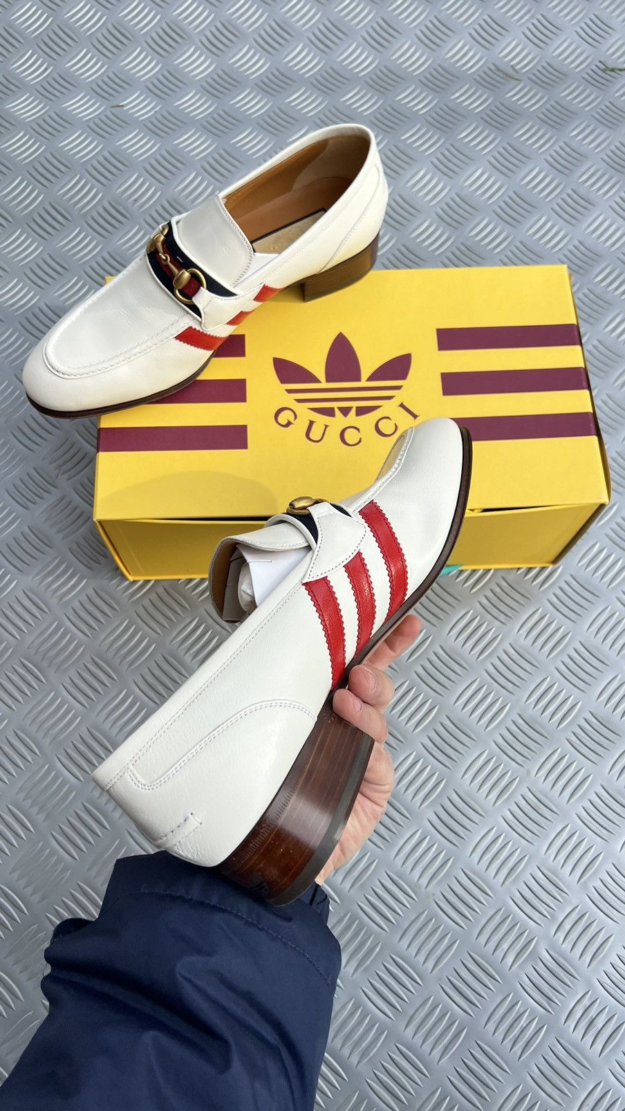 Gucci Gucci x Adidas Size US 10 / EU 43 - 5 Thumbnail