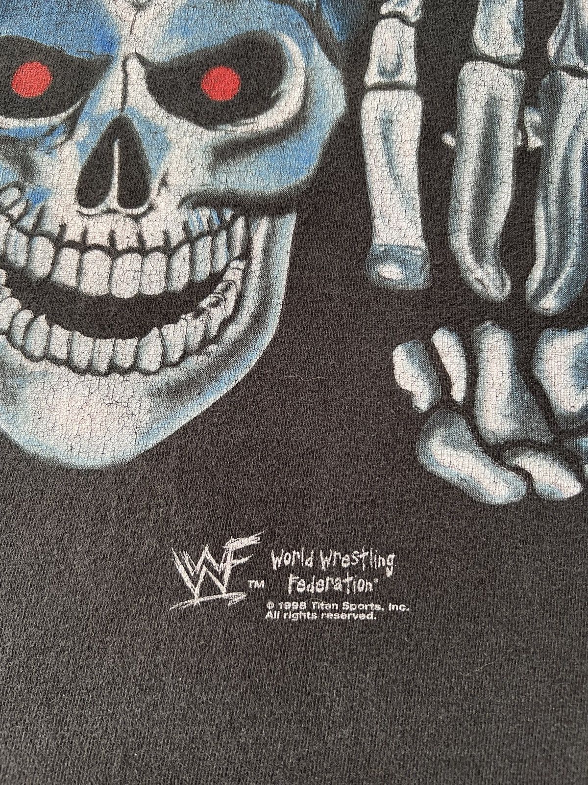 WWE Vintage 1998 Stone Cold Steve Austin 100% Whoop Ass WWE WWF Size US XL / EU 56 / 4 - 7 Thumbnail