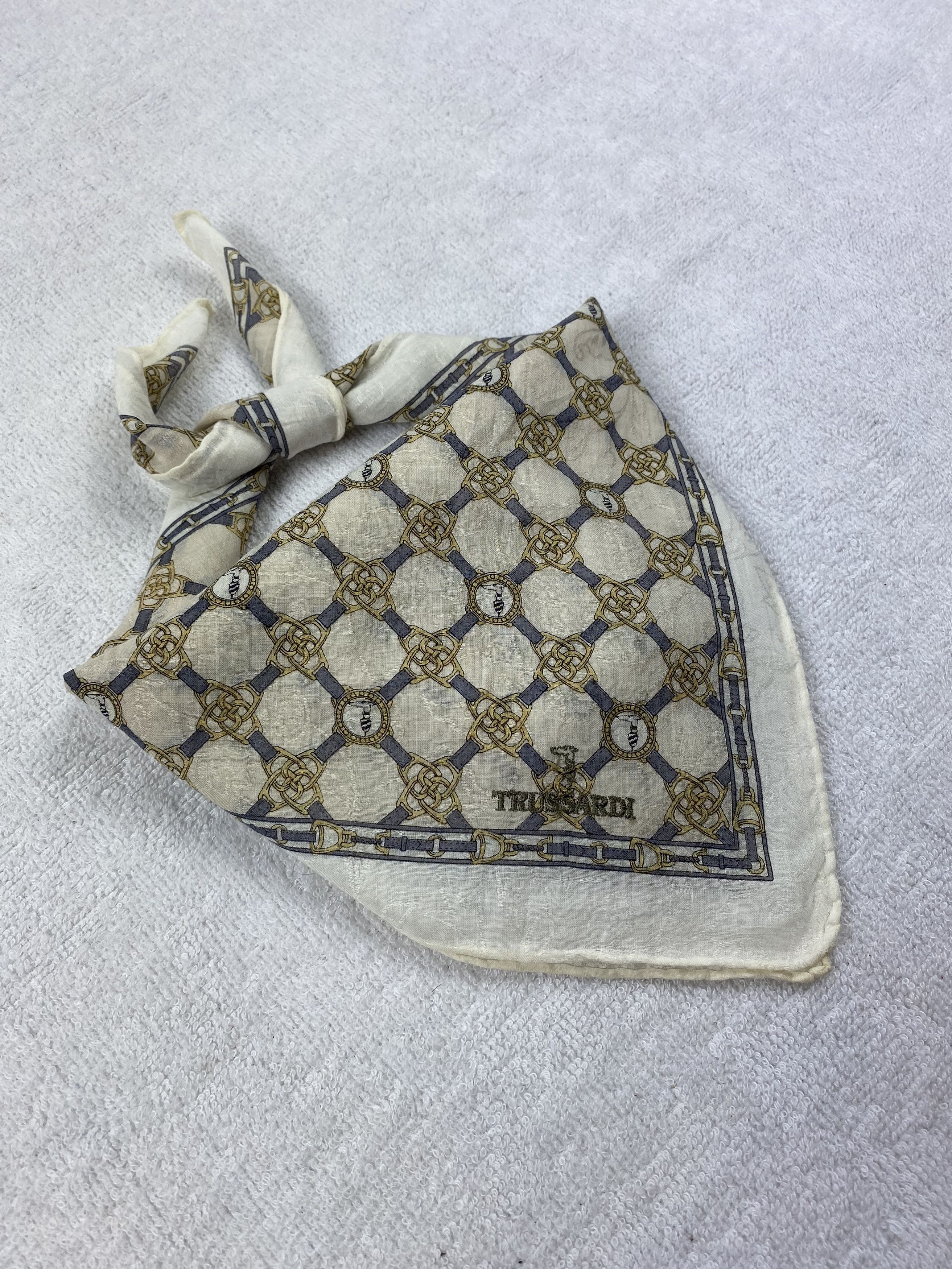 Trussardi × Vintage Trussardi Handkerchief / Bandana / Neckerchief Size ONE SIZE - 1 Thumbnail