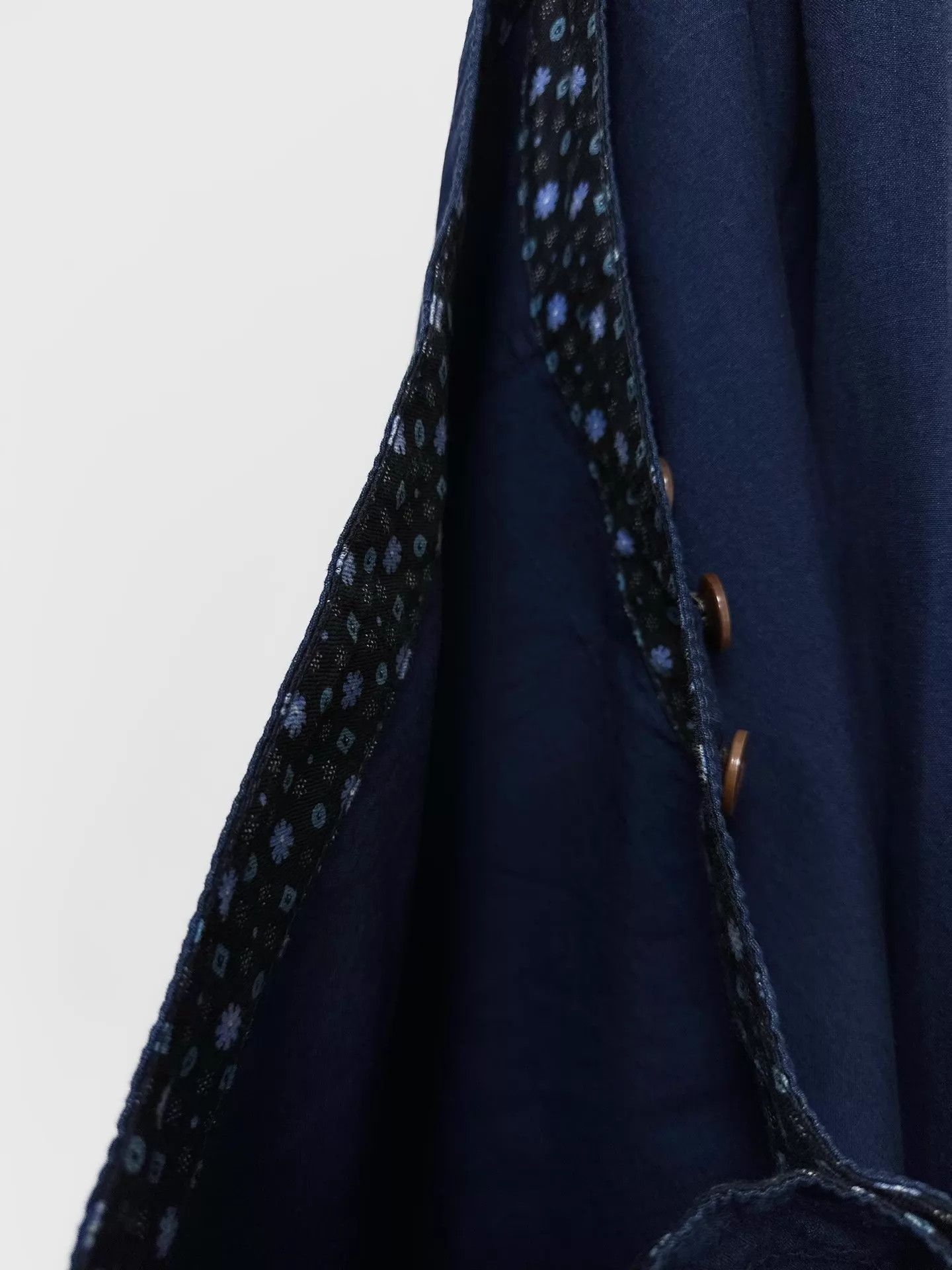 Casey Vidalenc Chez Vidalenc Indigo Linen Wide-Leg Pants Adjustable Size 26" / US 2 / IT 38 - 4 Thumbnail
