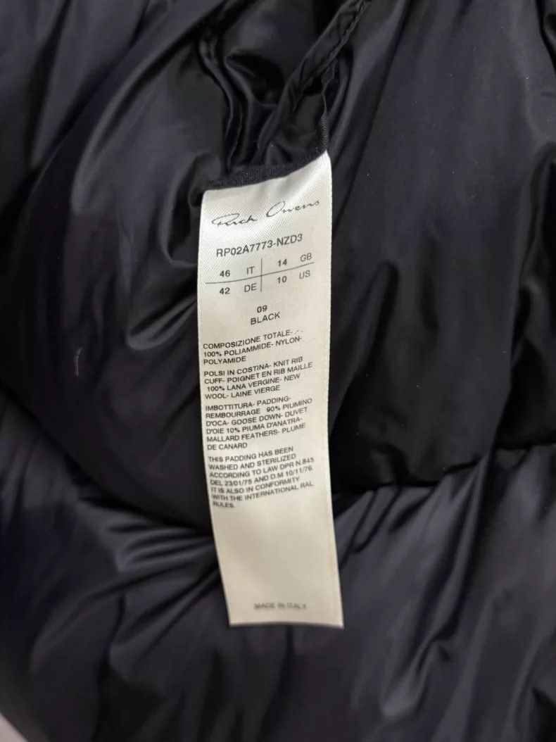 Rick Owens Rick Owens size 10 21 FW collar down jacket Size US M / EU 48-50 / 2 - 4 Thumbnail