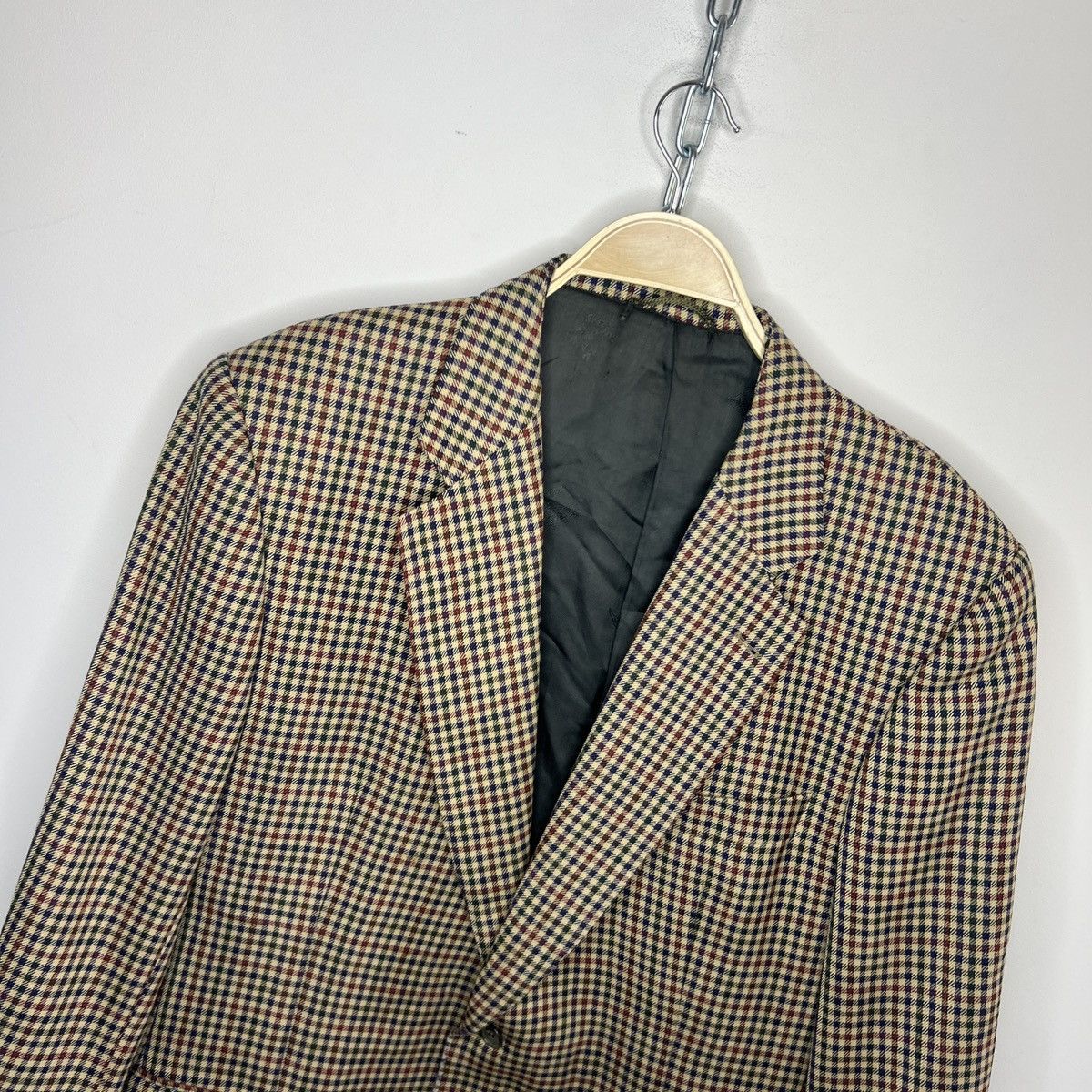 Burberry × Designer × Vintage Vintage Burberry Men’s Blazer Jacket Wool Luxury Classic Size 42R - 4 Thumbnail