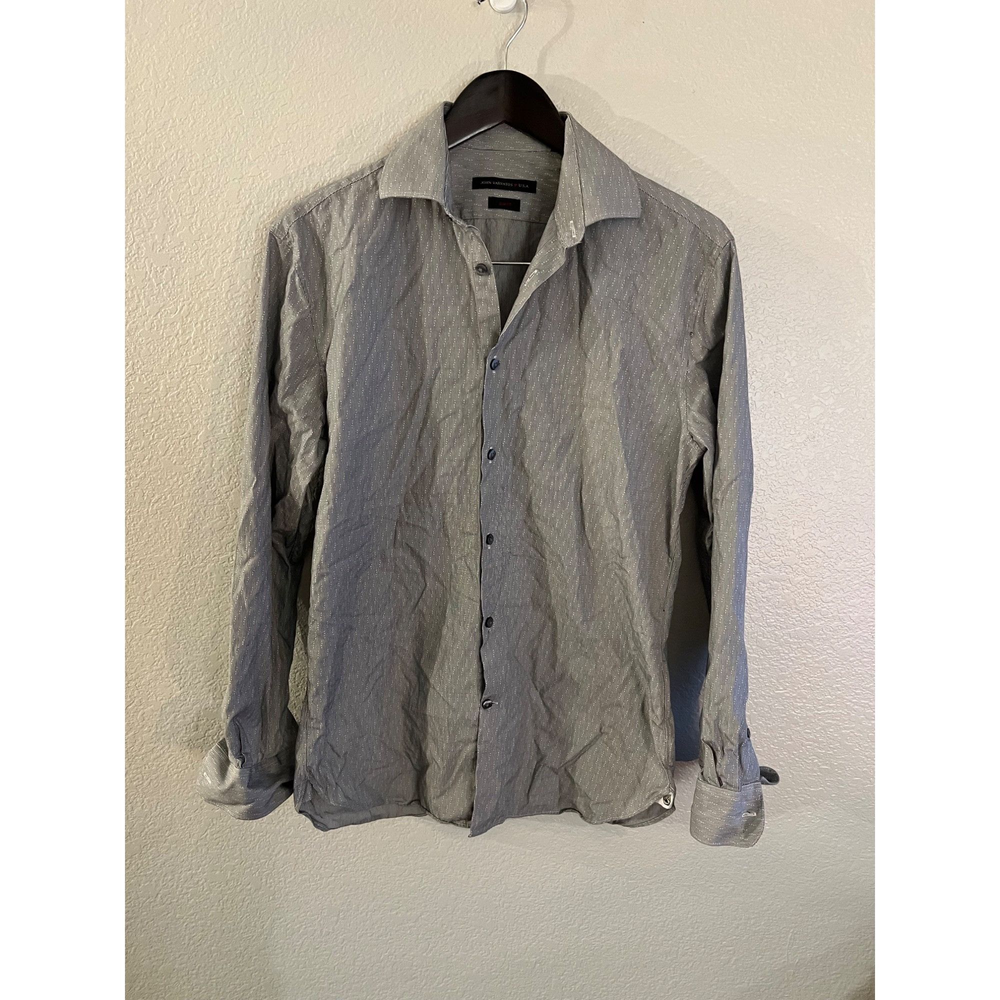 John Varvatos John Varvatos Long Sleeve Button Up Shirt - Size - 15 Size US S / EU 44-46 / 1 - 1 Thumbnail